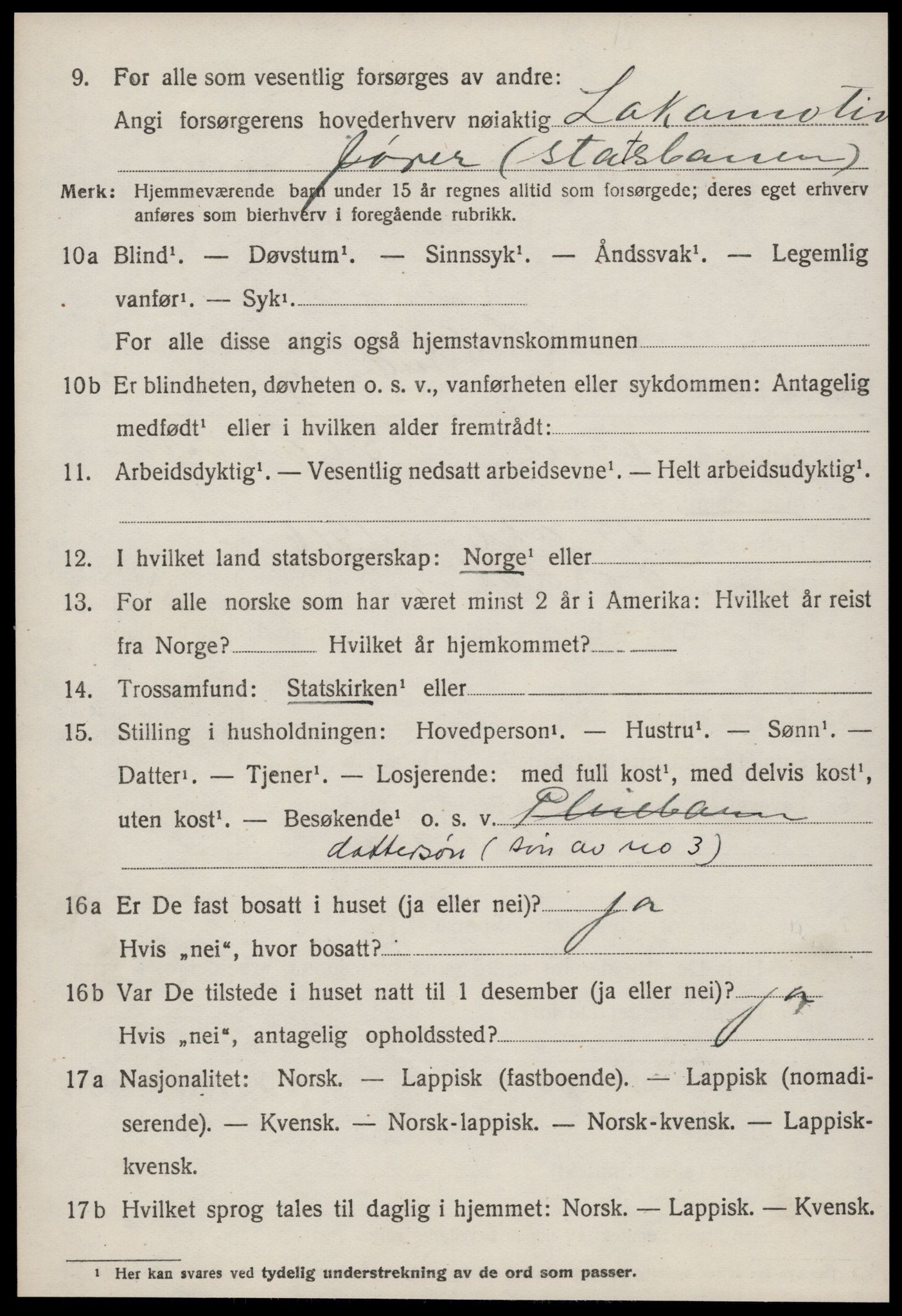 SAT, Folketelling 1920 for 1638 Orkdal herred, 1920, s. 3707