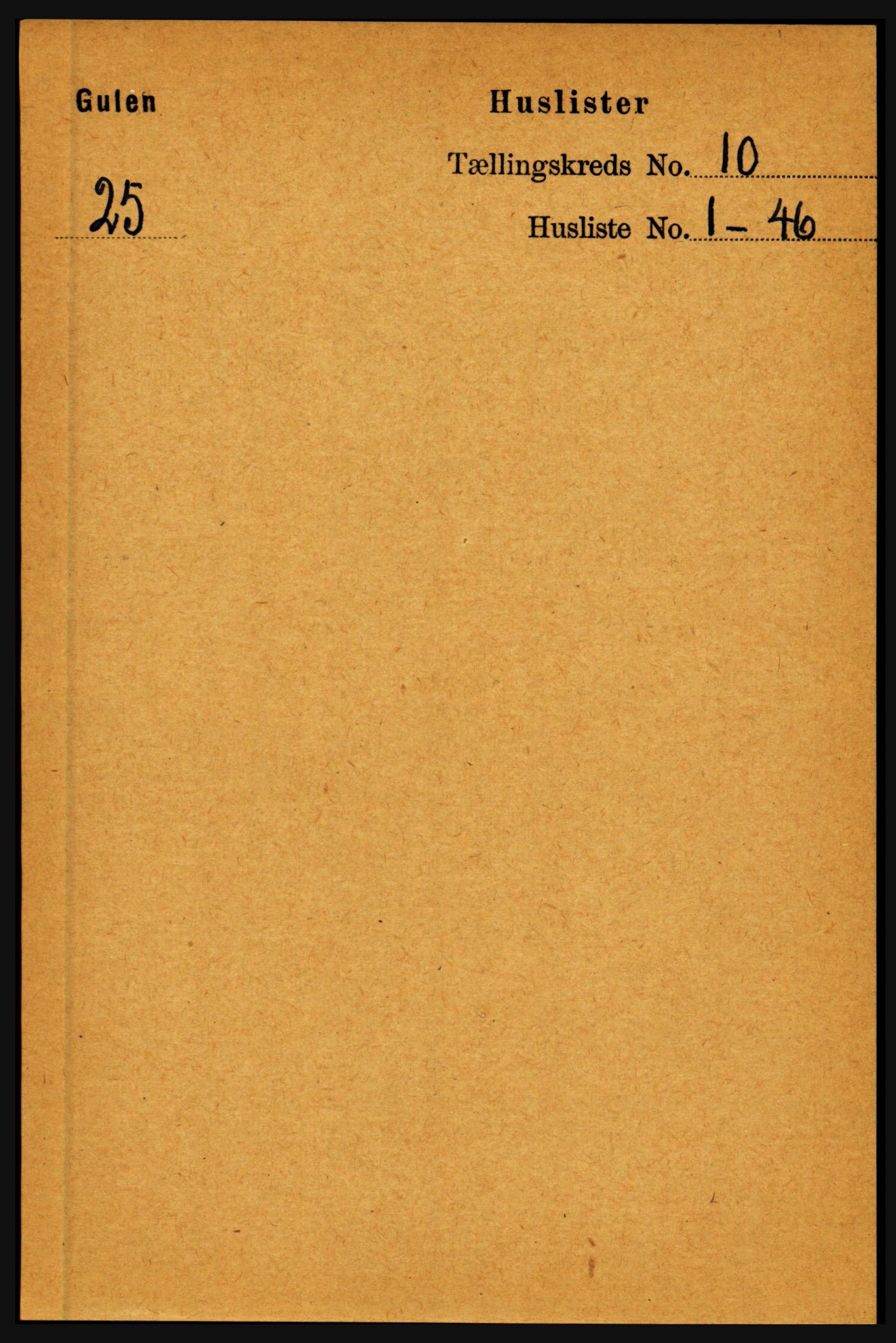 RA, Folketelling 1891 for 1411 Gulen herred, 1891, s. 3257