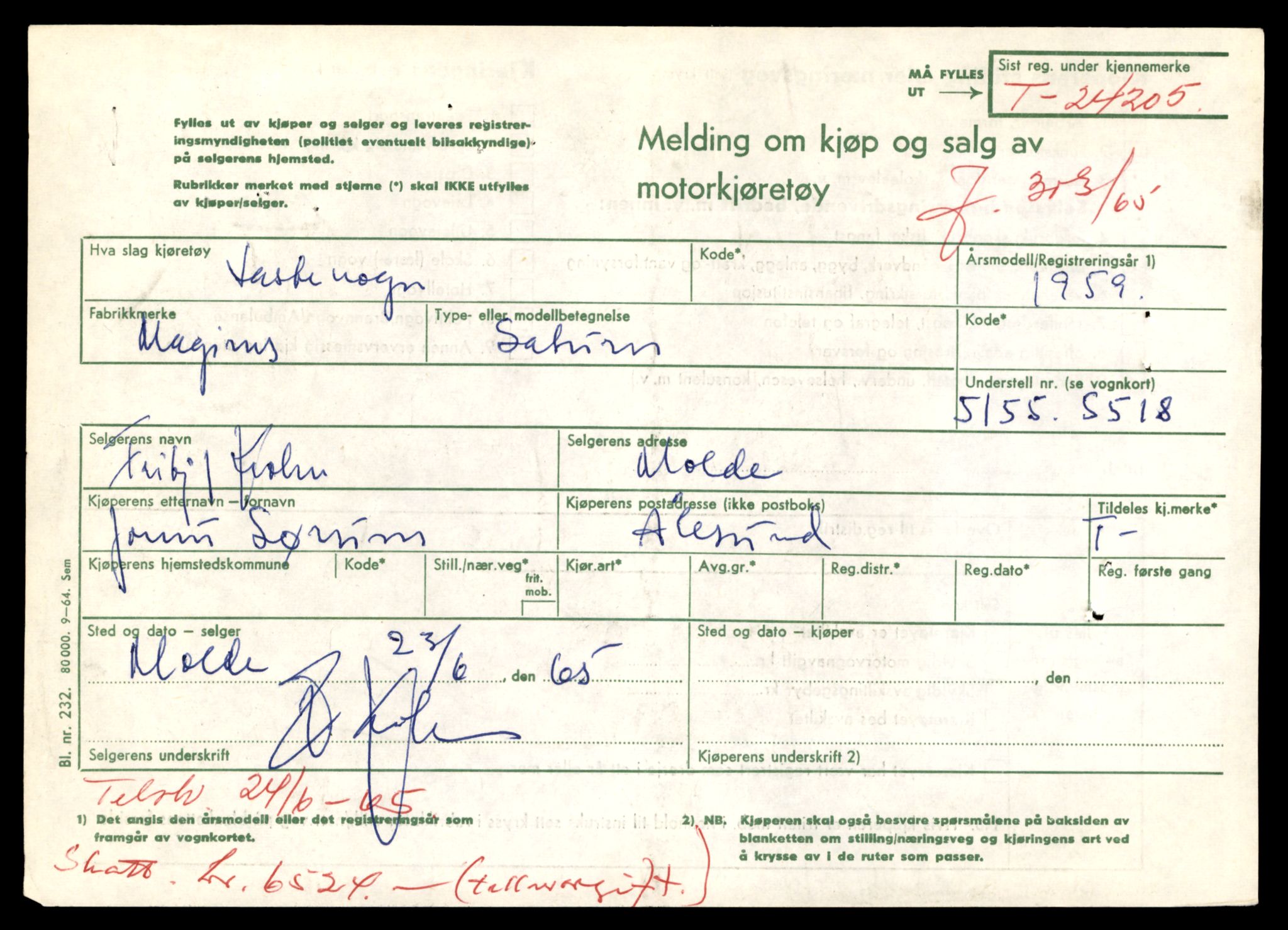 Møre og Romsdal vegkontor - Ålesund trafikkstasjon, AV/SAT-A-4099/F/Fe/L0032: Registreringskort for kjøretøy T 11997 - T 12149, 1927-1998, s. 577