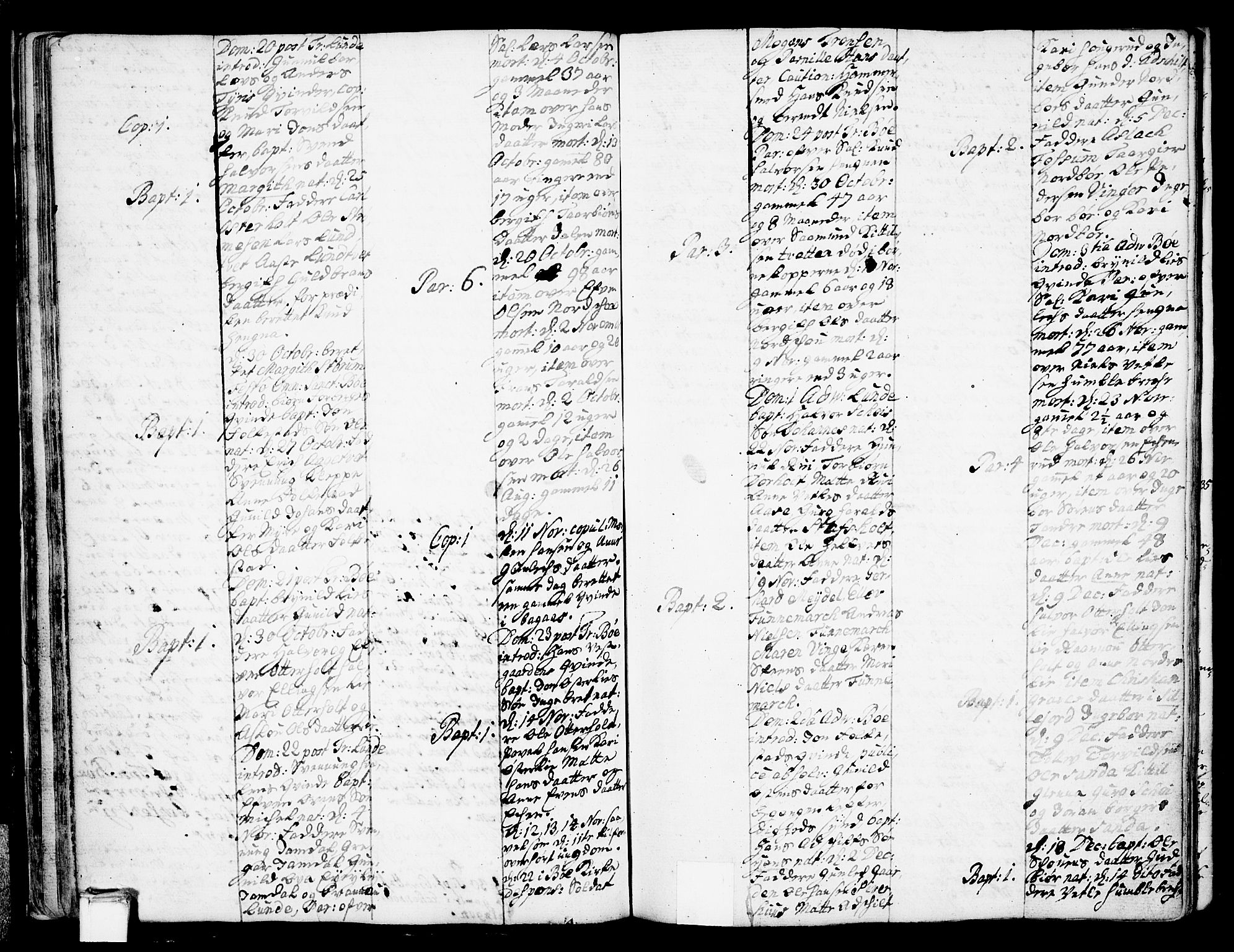 Bø kirkebøker, AV/SAKO-A-257/F/Fa/L0002: Ministerialbok nr. 2, 1726-1732