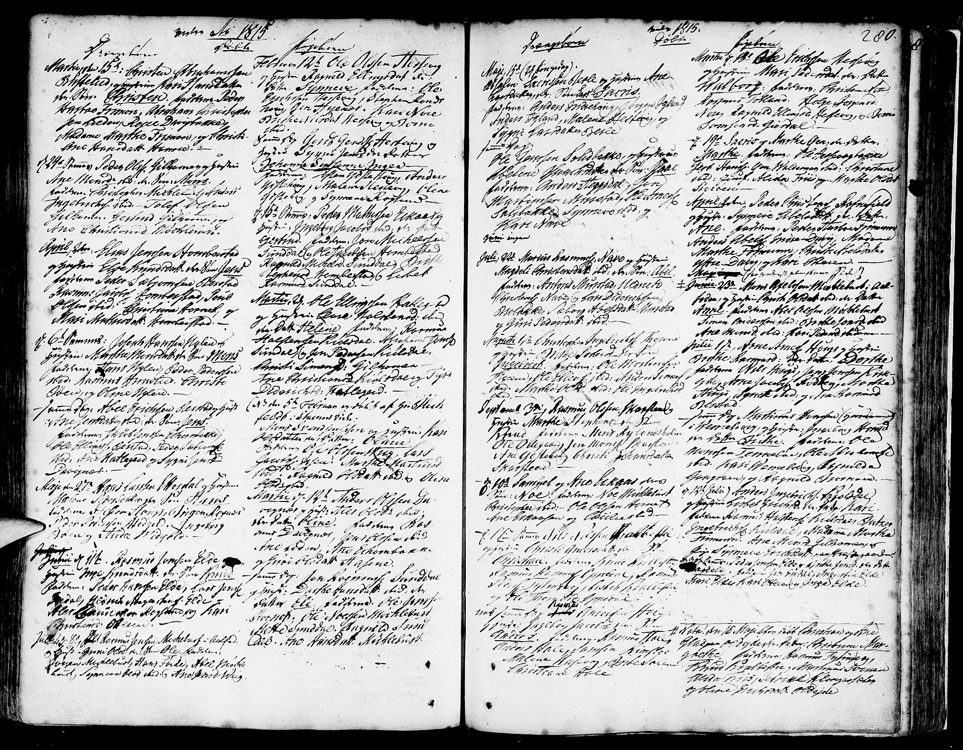 Davik sokneprestembete, AV/SAB-A-79701/H/Haa/Haaa/L0002: Ministerialbok nr. A 2, 1742-1816, s. 280