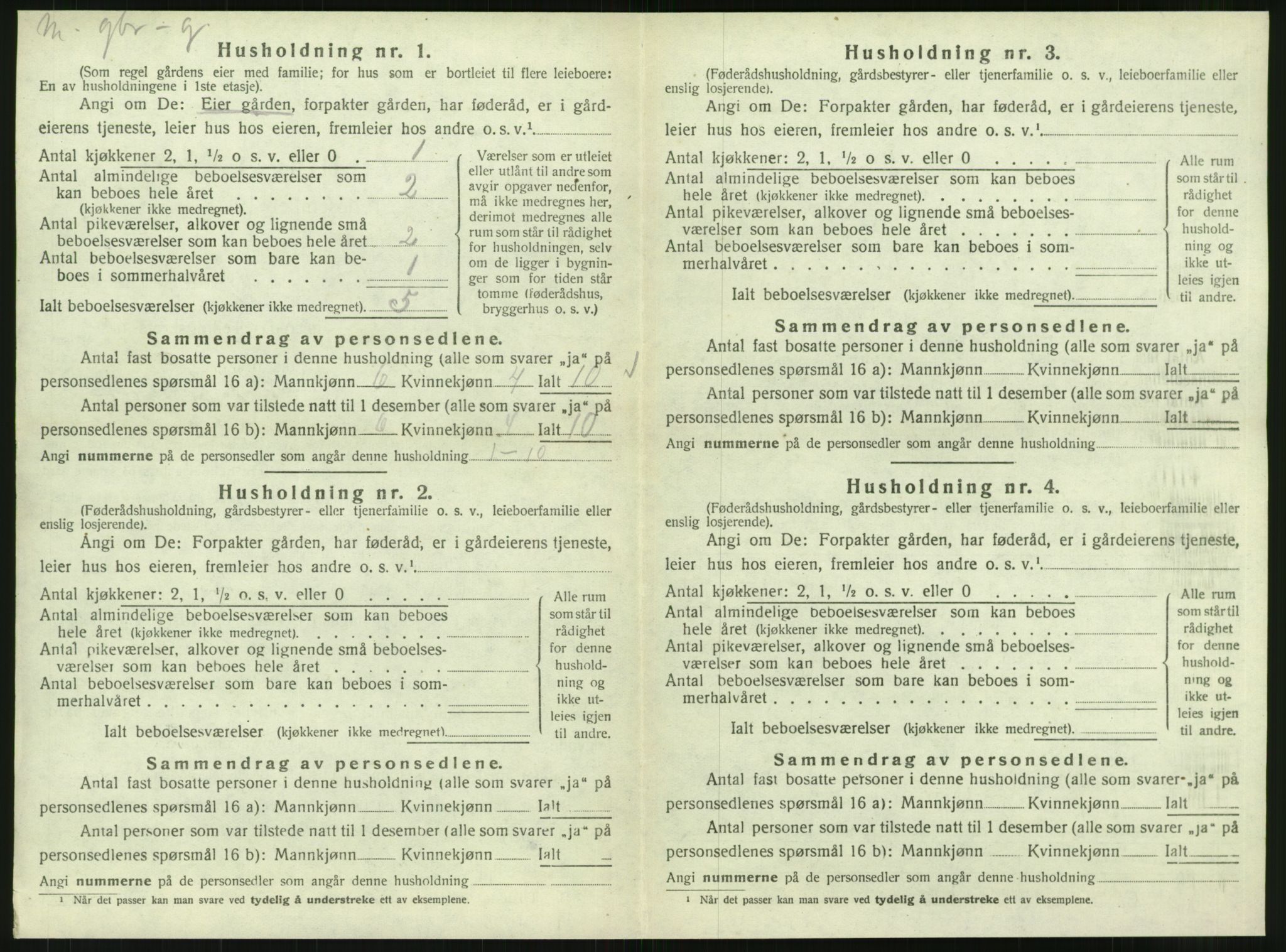 SAT, Folketelling 1920 for 1833 Mo herred, 1920, s. 1821