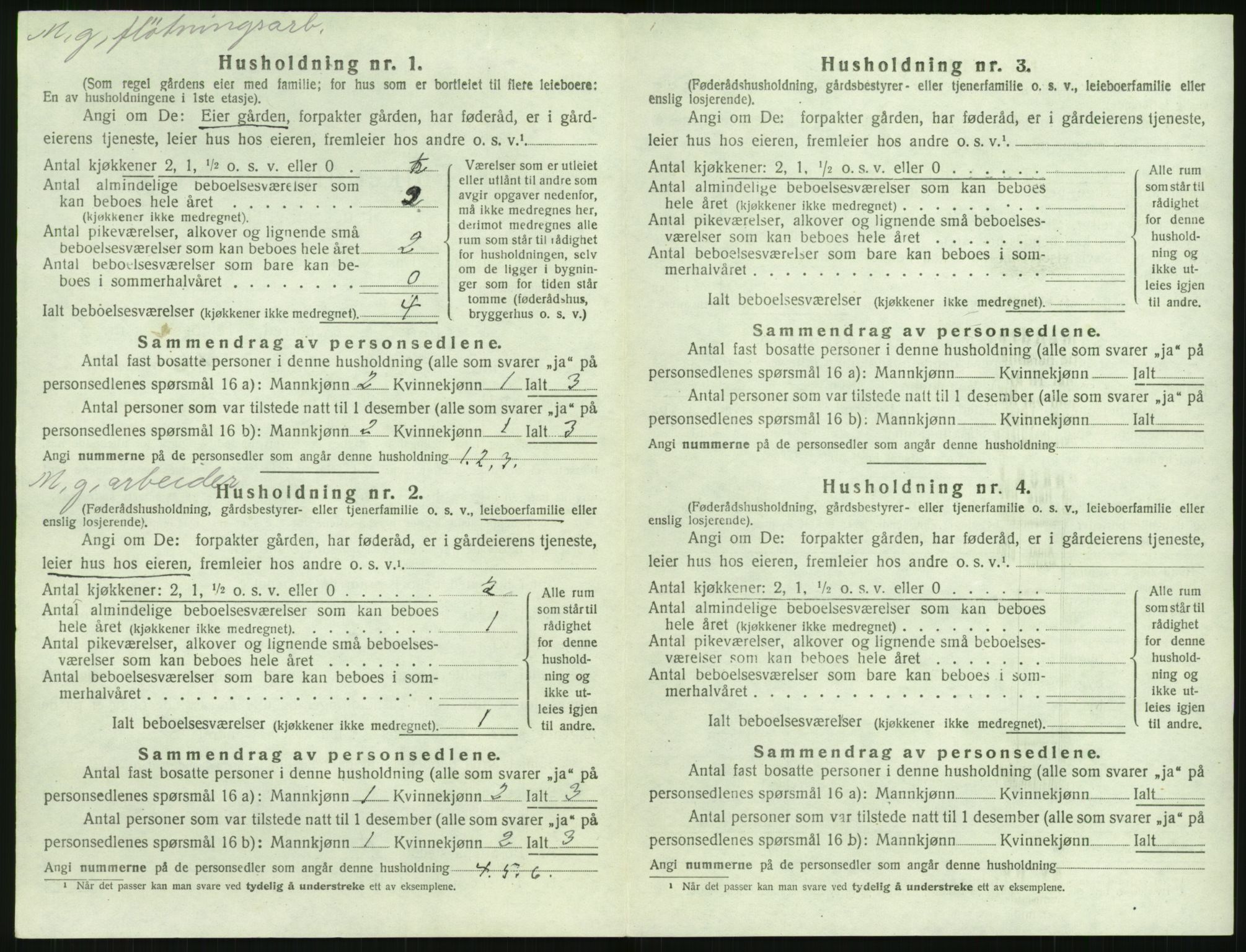 SAK, Folketelling 1920 for 0920 Øyestad herred, 1920, s. 741