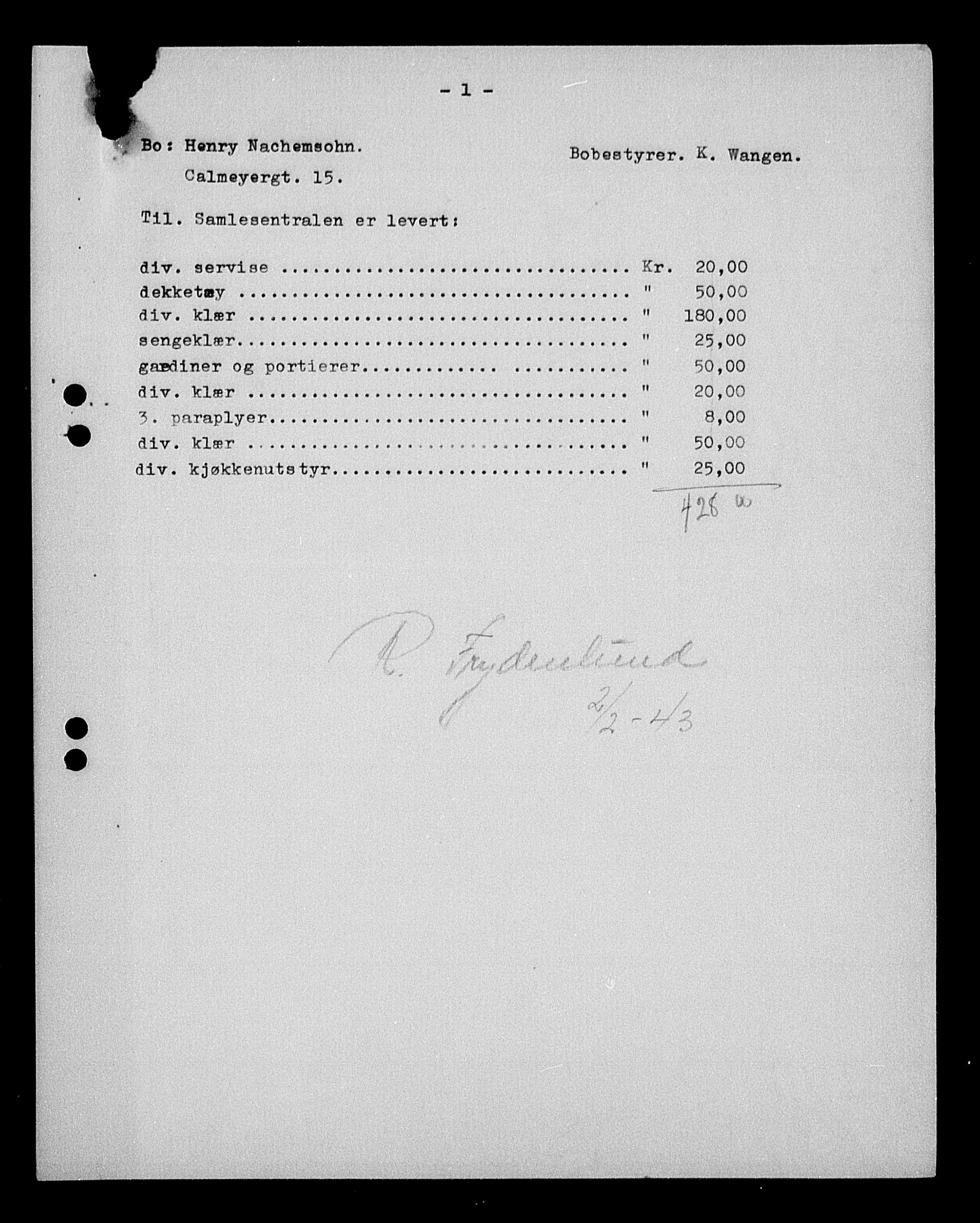 Justisdepartementet, Tilbakeføringskontoret for inndratte formuer, AV/RA-S-1564/H/Hc/Hcc/L0967: --, 1945-1947, s. 35