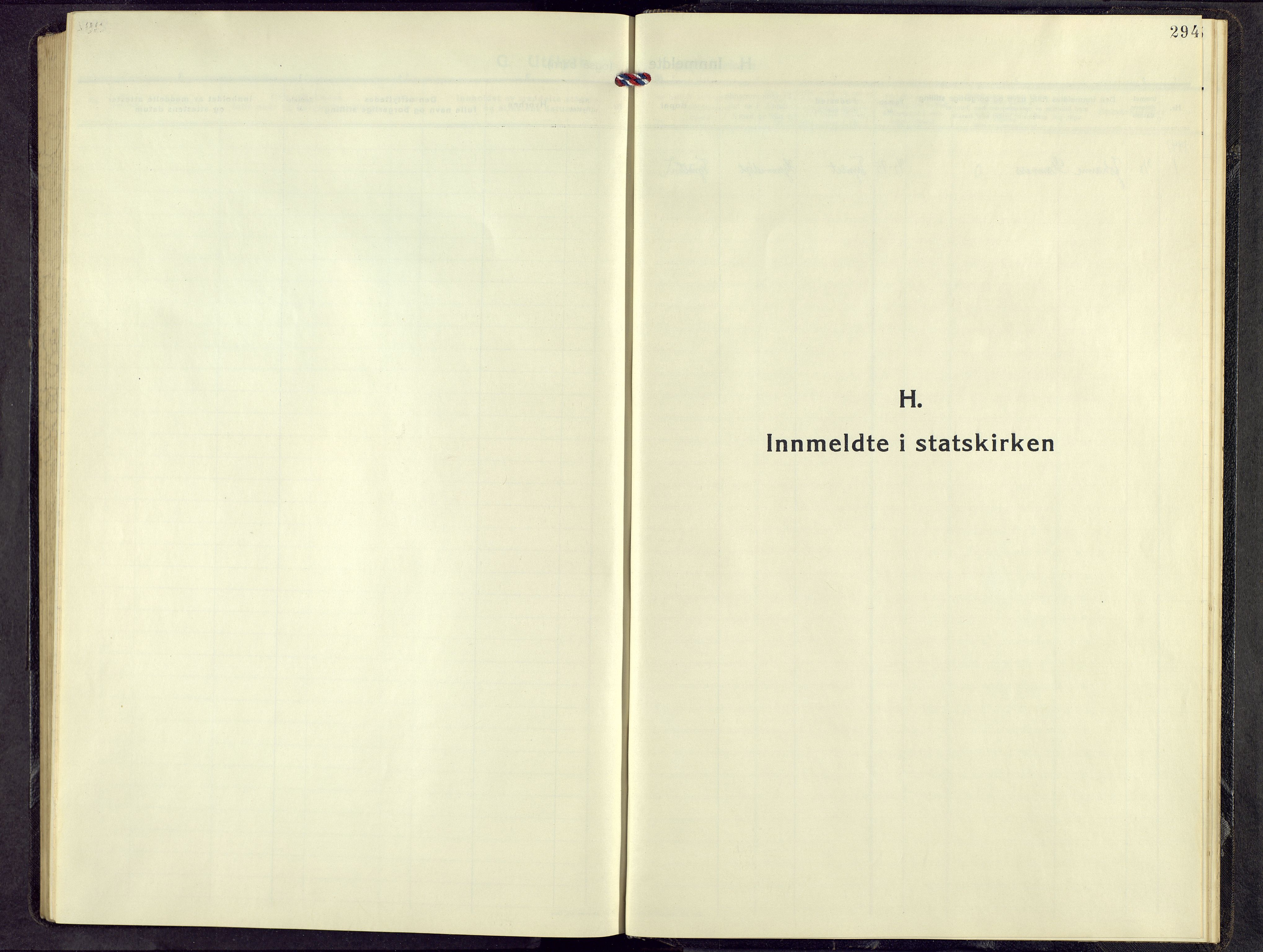 Tynset prestekontor, SAH/PREST-058/H/Ha/Hab/L0014: Klokkerbok nr. 14, 1944-1960, s. 294