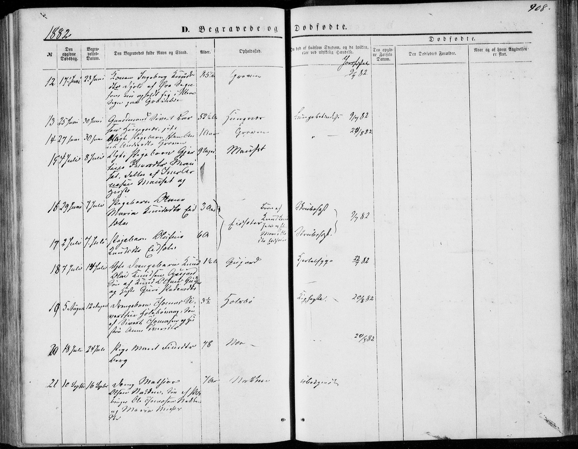 Ministerialprotokoller, klokkerbøker og fødselsregistre - Møre og Romsdal, SAT/A-1454/557/L0681: Ministerialbok nr. 557A03, 1869-1886, s. 408