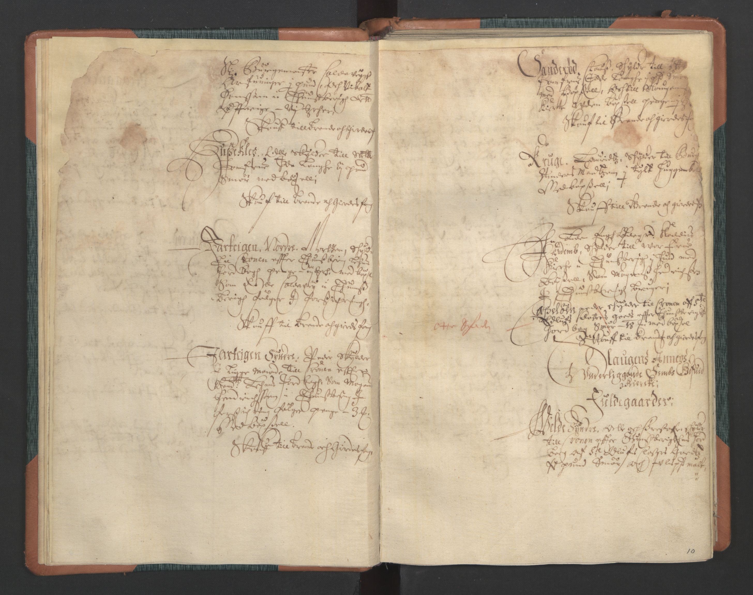 Rentekammeret inntil 1814, Realistisk ordnet avdeling, AV/RA-EA-4070/L/L0011: Tønsberg lagdømme. Alminnelig jordebok for Tønsberg len - Slagen og Arendal skipreider., 1661, s. 9b-10a