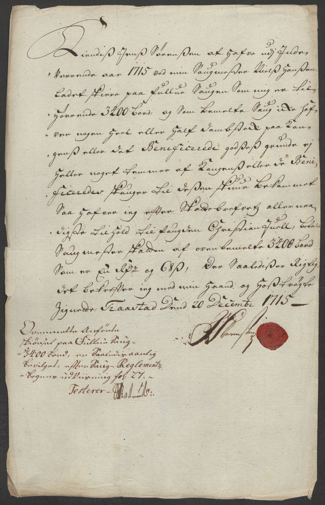 Rentekammeret inntil 1814, Reviderte regnskaper, Fogderegnskap, RA/EA-4092/R13/L0853: Fogderegnskap Solør, Odal og Østerdal, 1715, s. 159