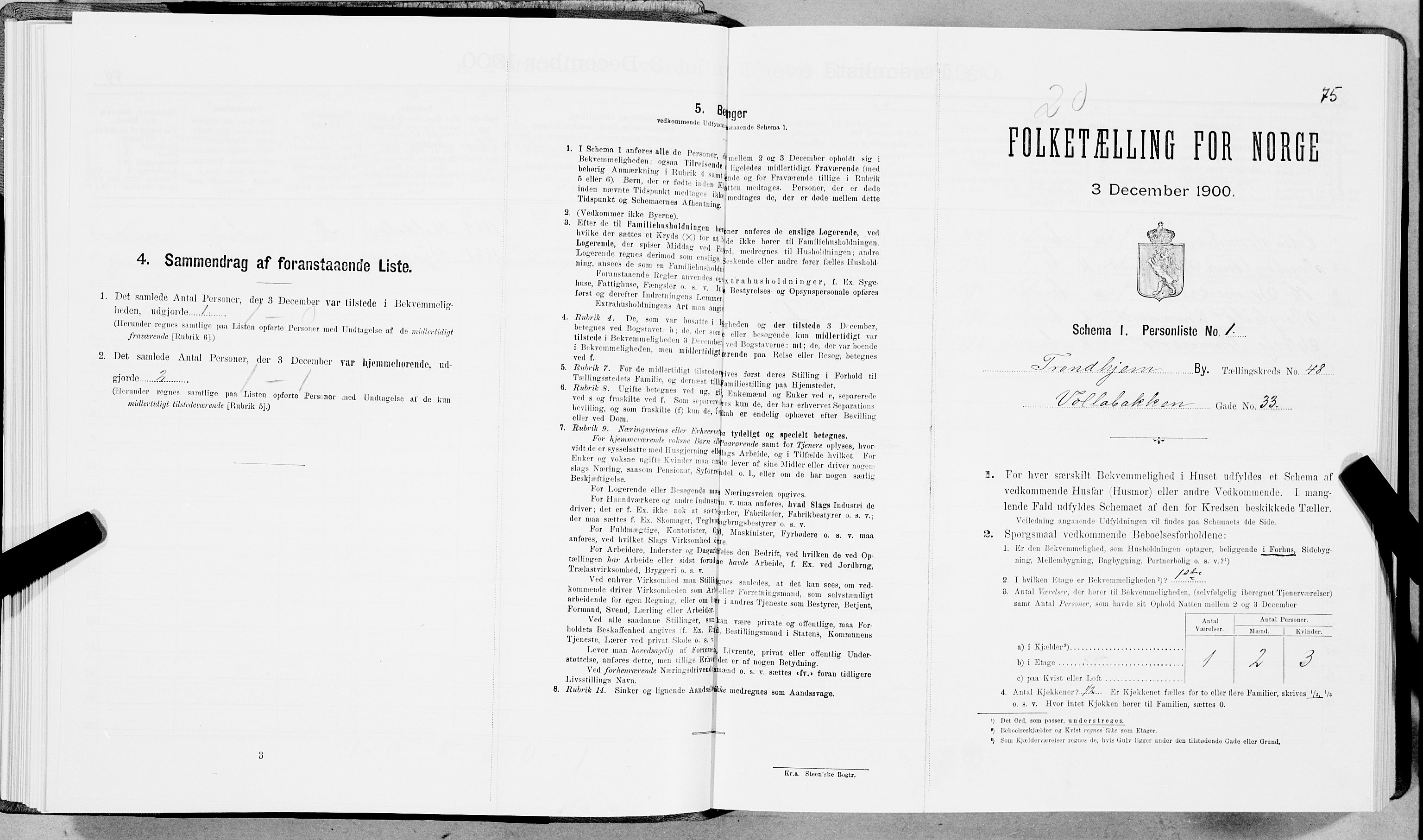 SAT, Folketelling 1900 for 1601 Trondheim kjøpstad, 1900, s. 7916