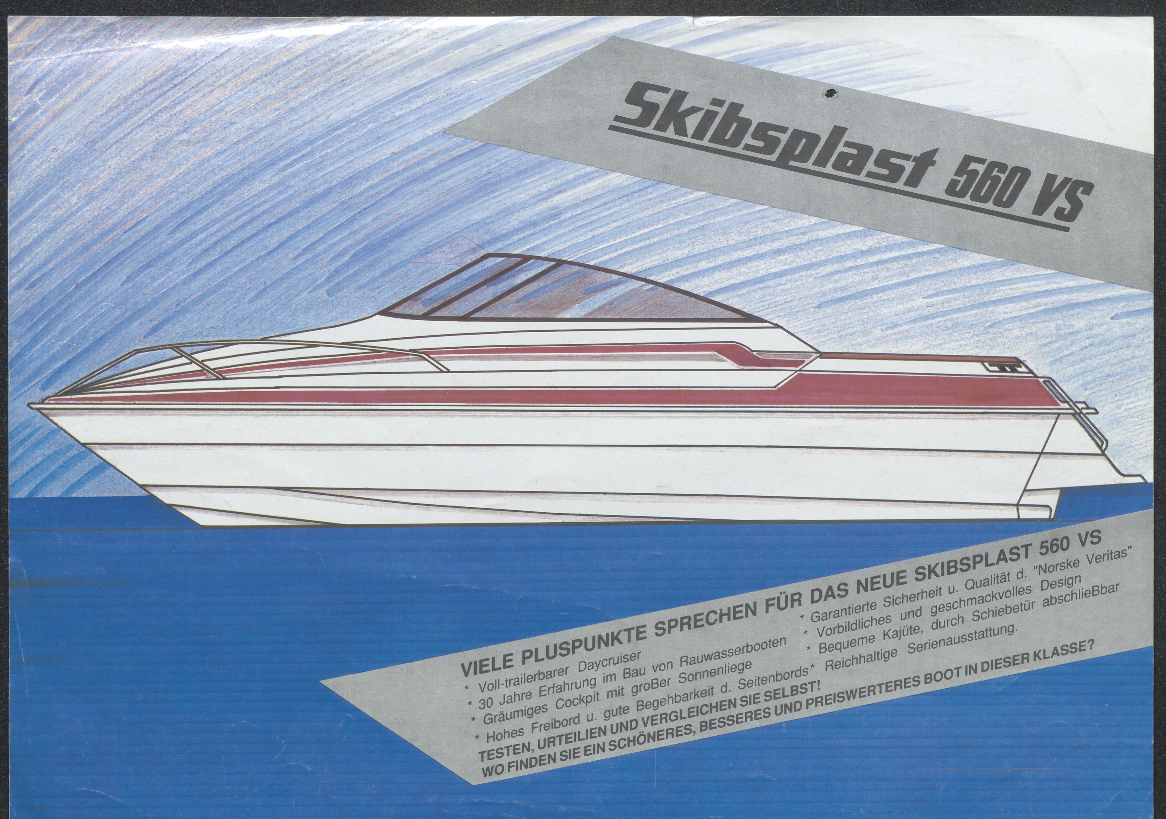 Skibsplast, AAKS/PA-2968/01/X/X01/L0002/0013: Brosjyrer / Skibsplast 560 VS (1989-1997), 1989-1997