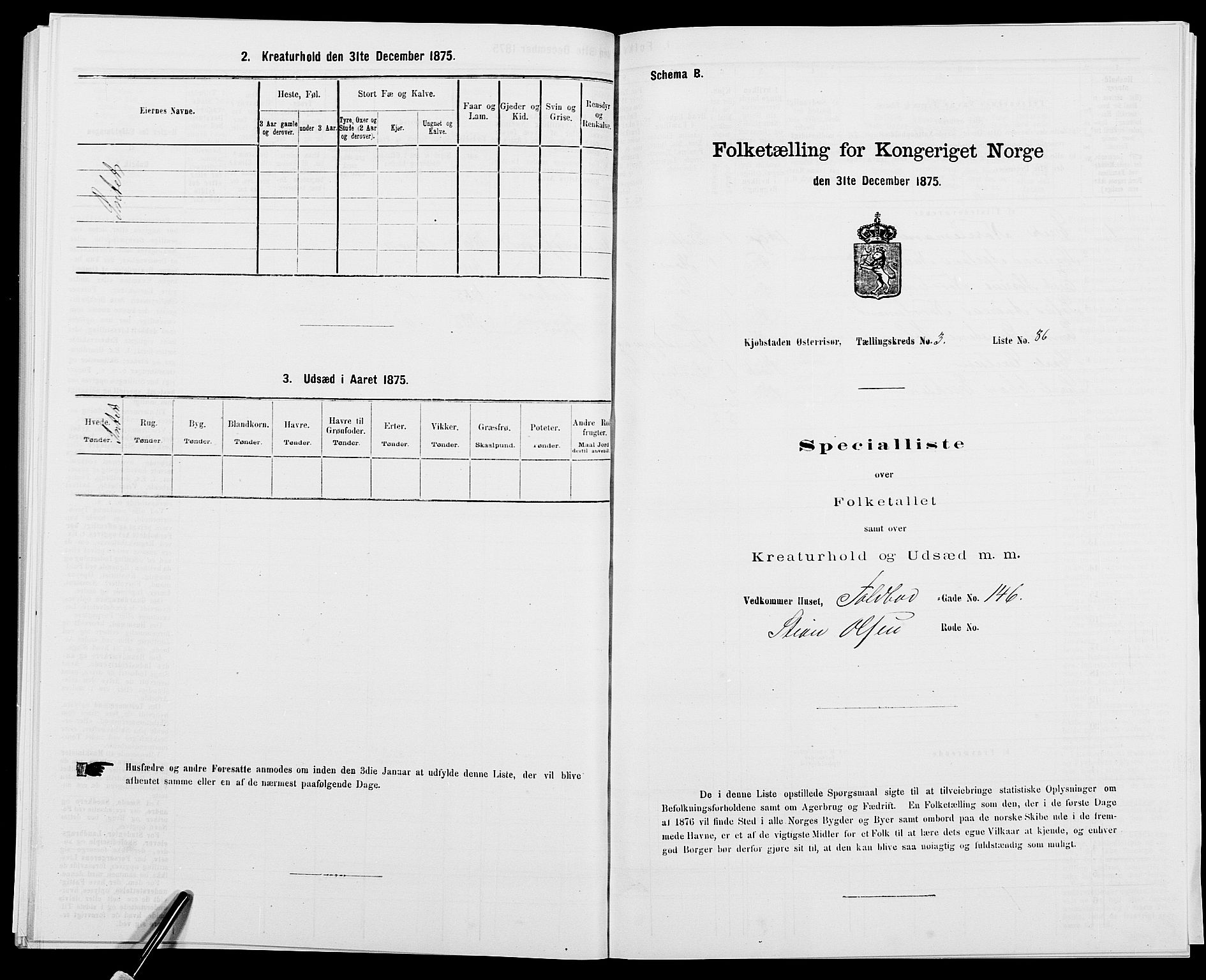 SAK, Folketelling 1875 for 0901B Risør prestegjeld, Risør kjøpstad, 1875, s. 492