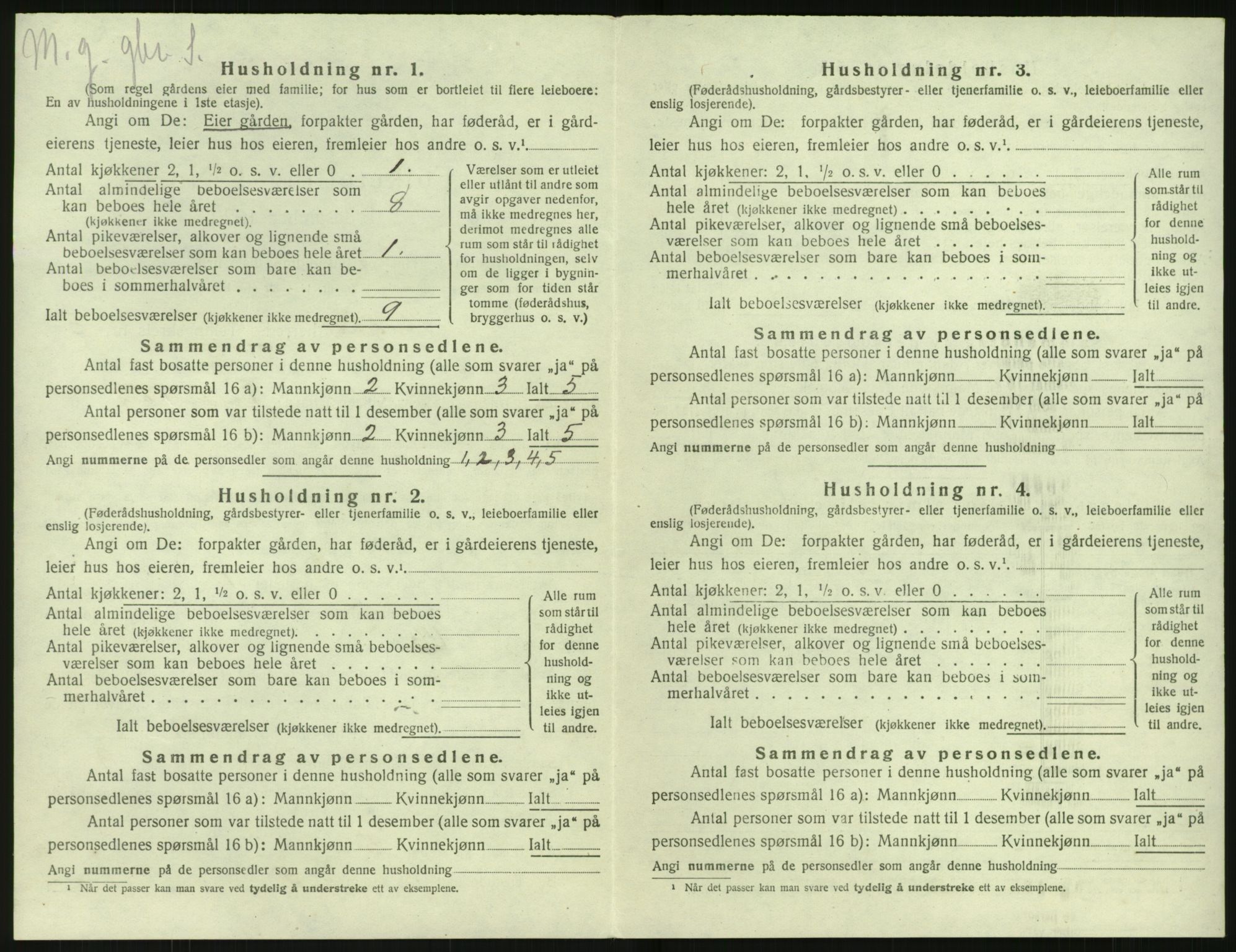 SAK, Folketelling 1920 for 0913 Søndeled herred, 1920, s. 396