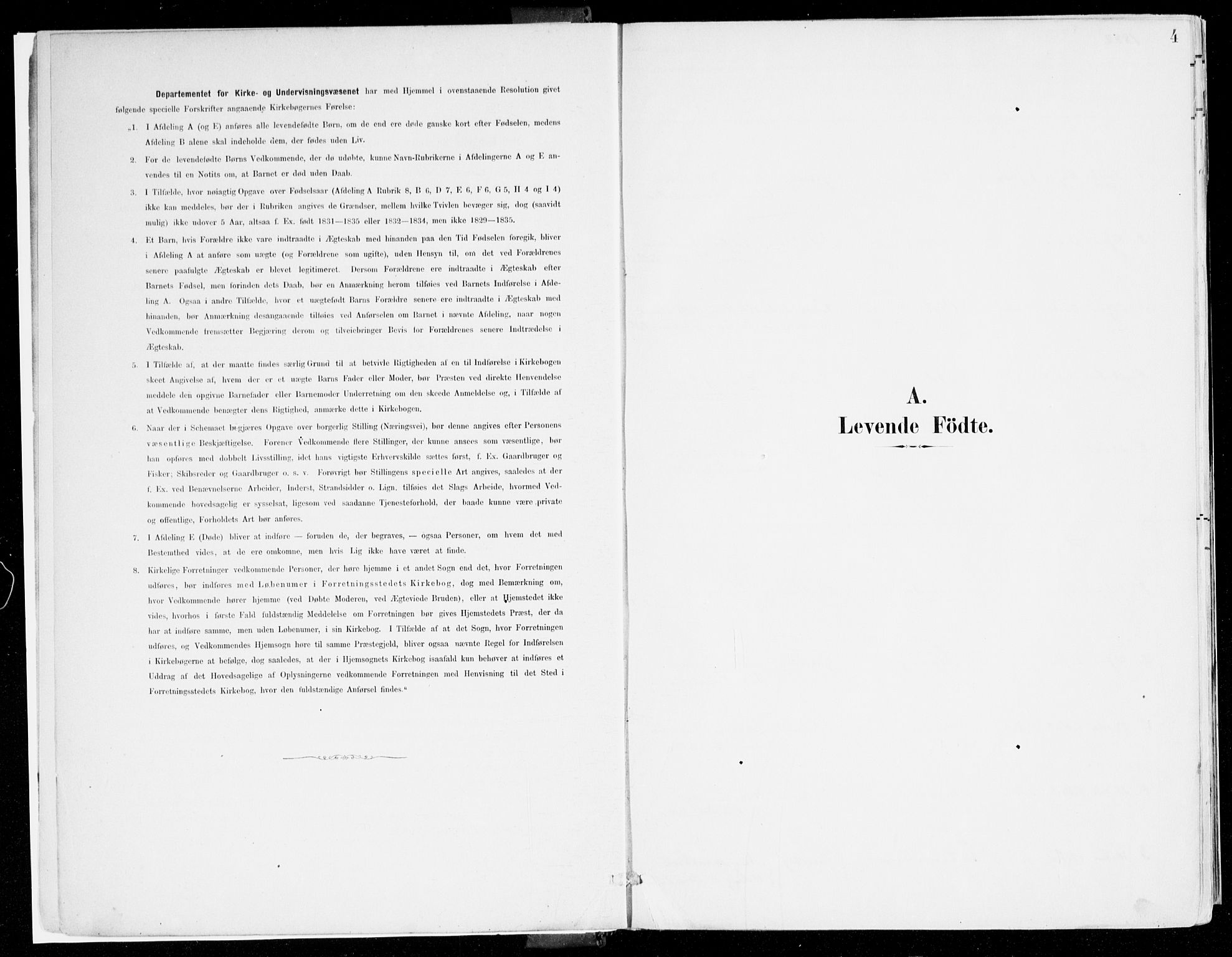 Lavik sokneprestembete, AV/SAB-A-80901: Ministerialbok nr. B 1, 1882-1908, s. 4