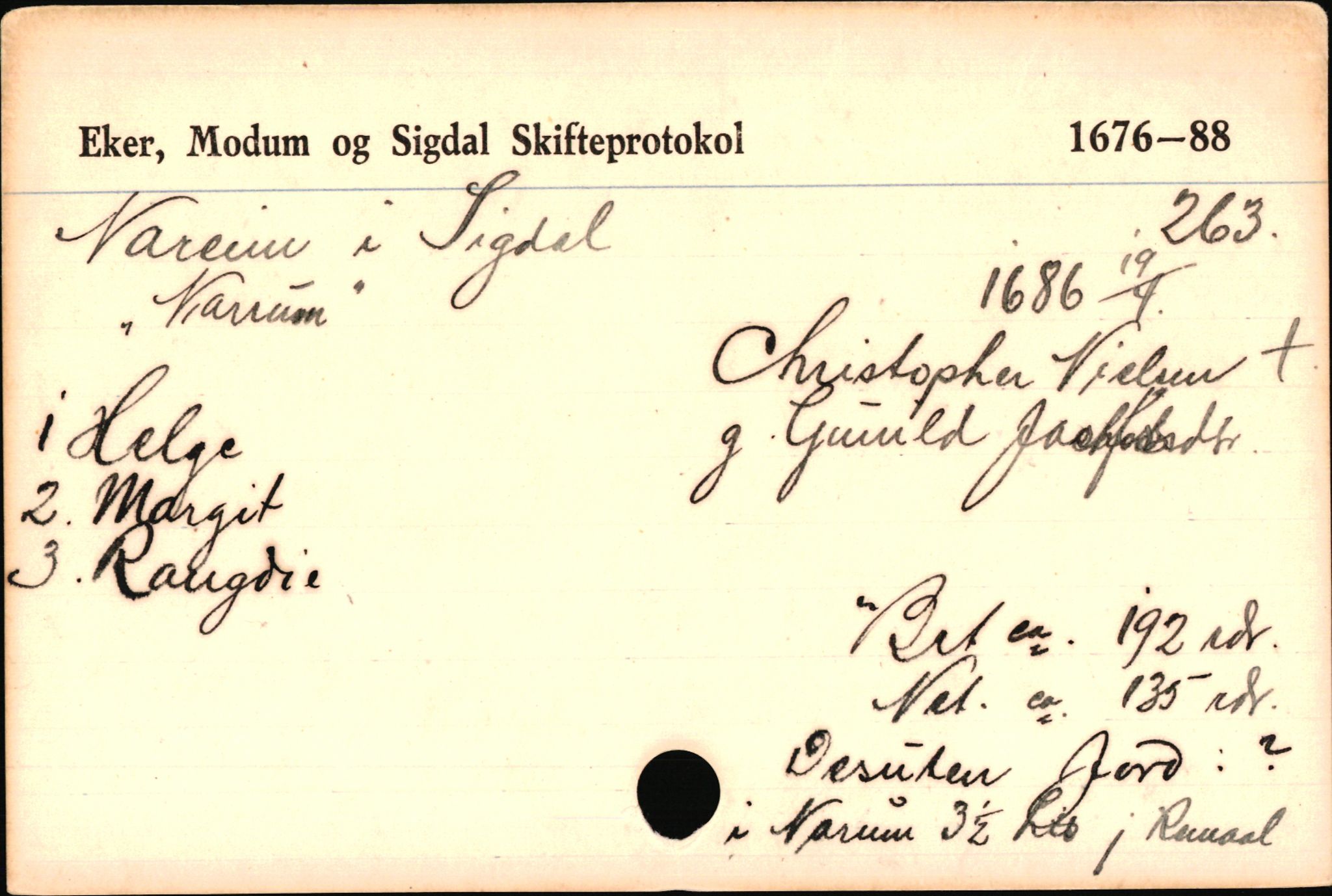 Eiker, Modum og Sigdal sorenskriveri, AV/SAKO-A-123/H, 1676-1828, s. 3518
