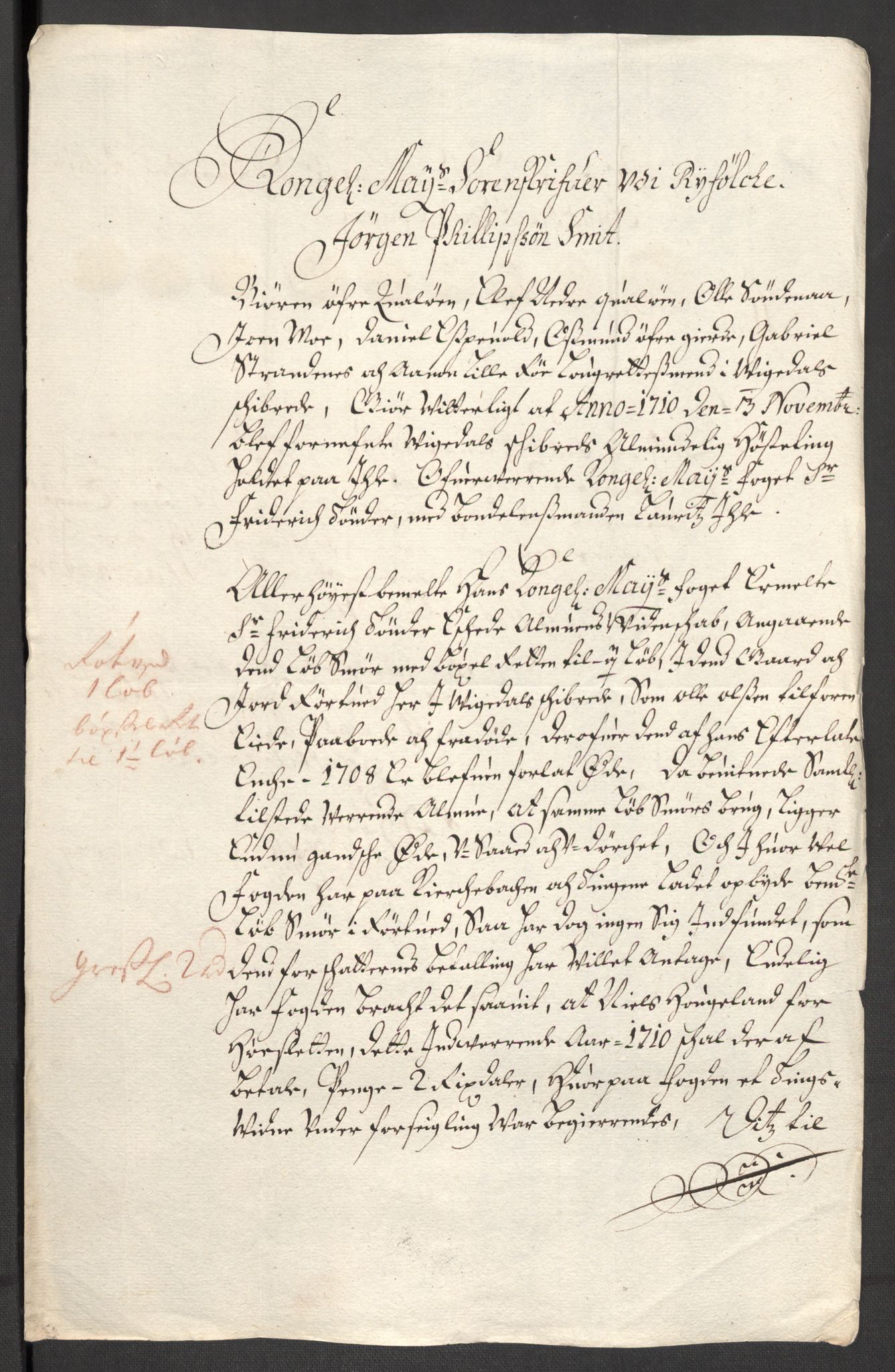 Rentekammeret inntil 1814, Reviderte regnskaper, Fogderegnskap, RA/EA-4092/R47/L2862: Fogderegnskap Ryfylke, 1710, s. 85