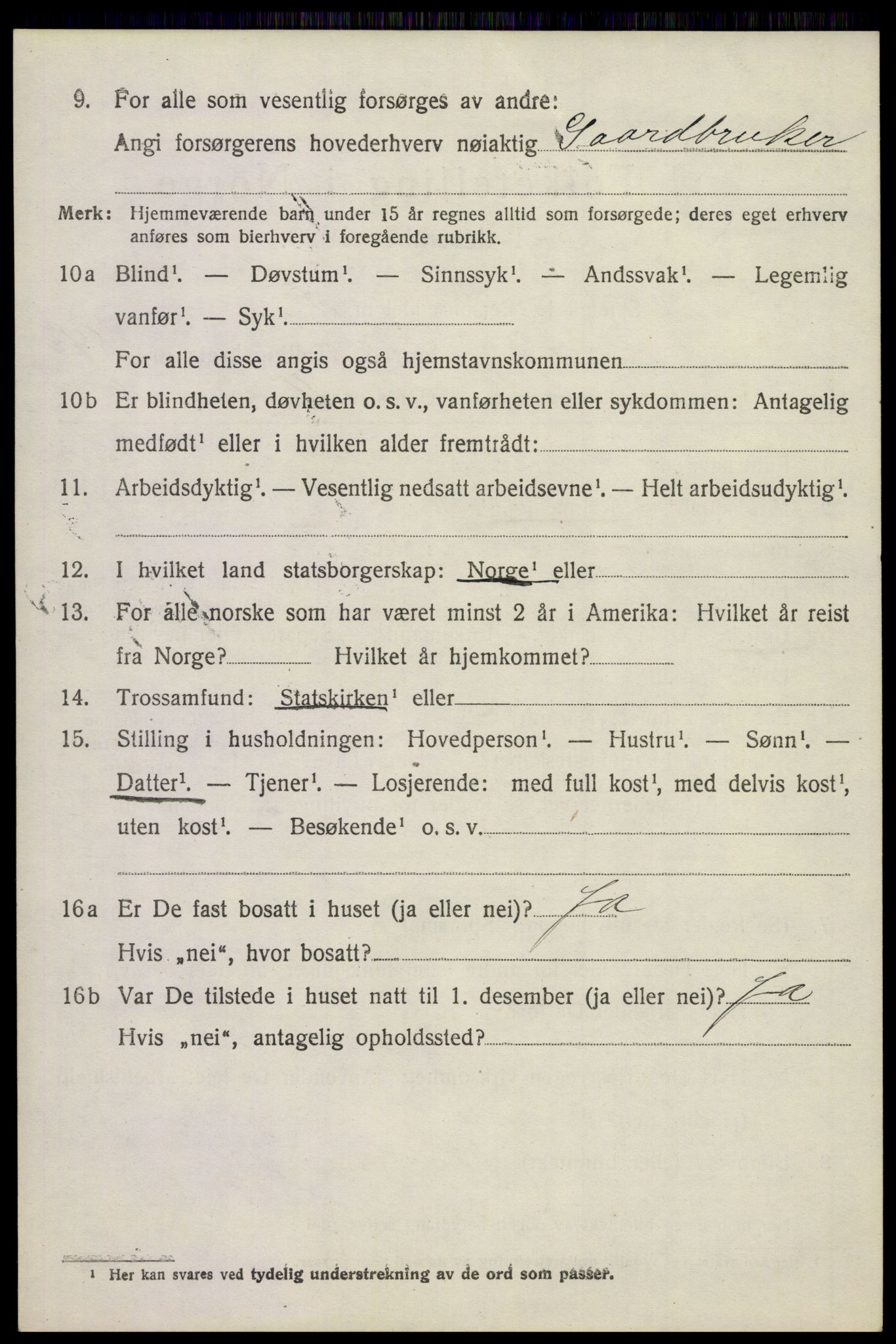 SAKO, Folketelling 1920 for 0819 Holla herred, 1920, s. 8364