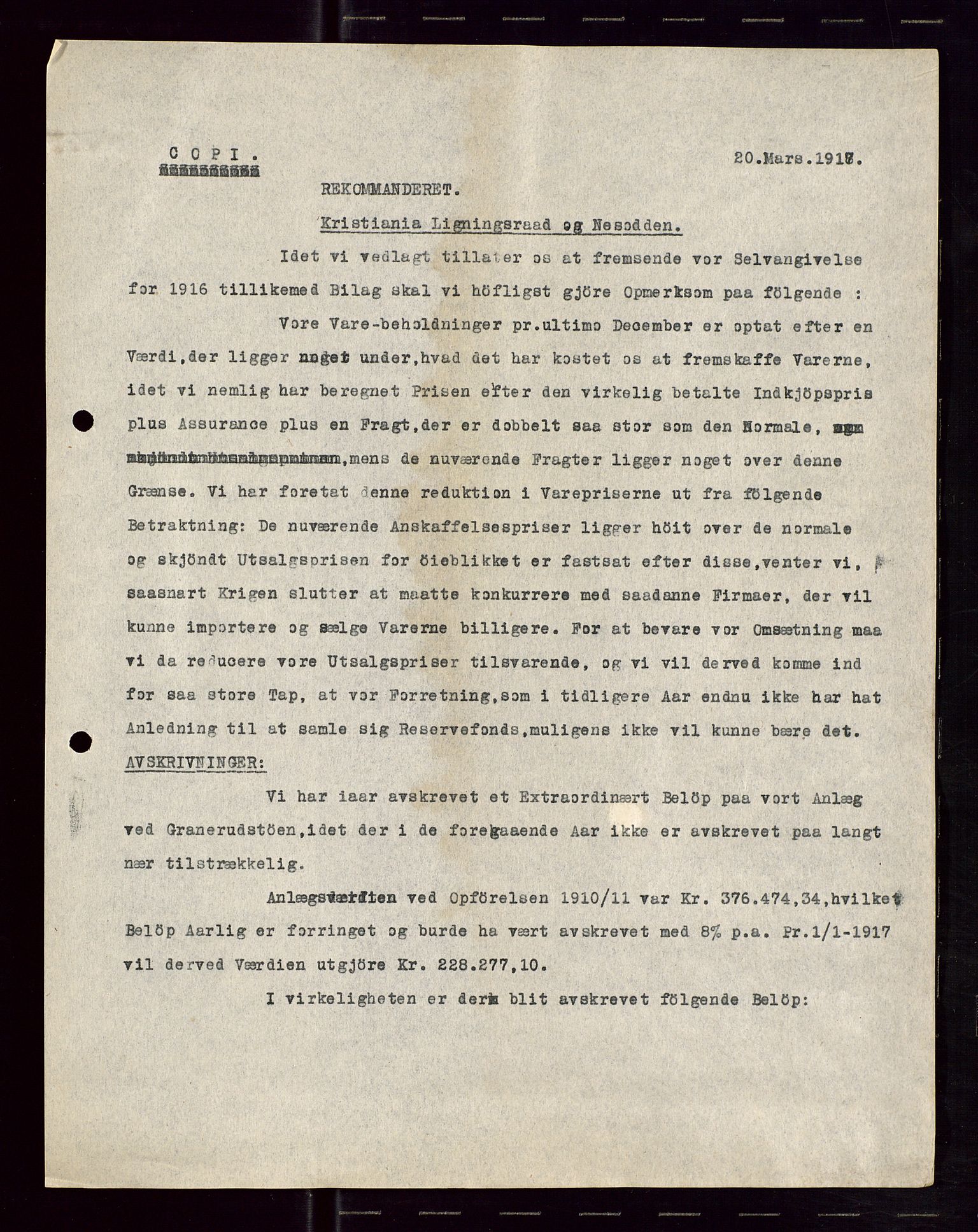 Pa 1521 - A/S Norske Shell, AV/SAST-A-101915/E/Ea/Eaa/L0005: Sjefskorrespondanse, 1918, s. 413