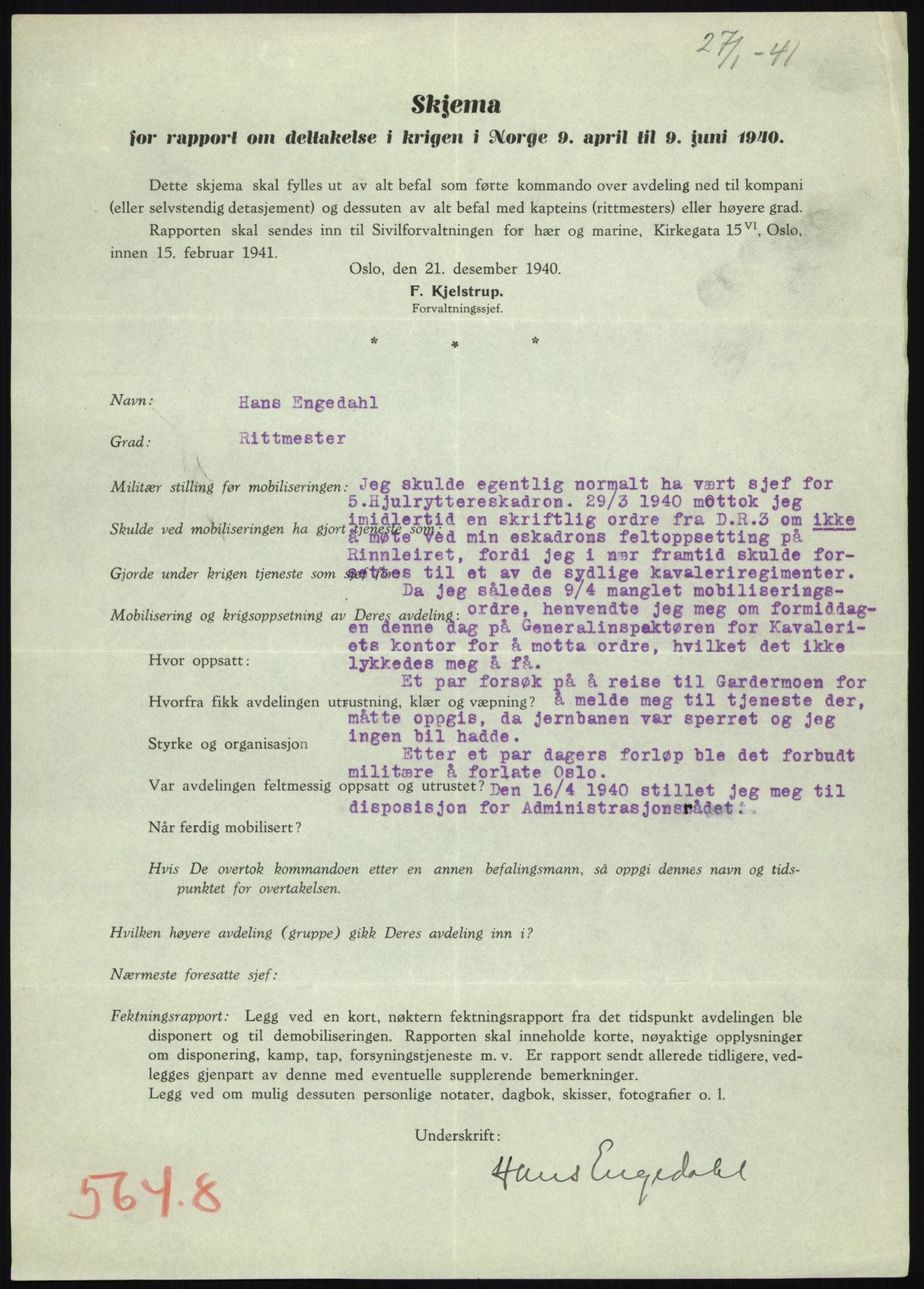 Forsvaret, Forsvarets krigshistoriske avdeling, AV/RA-RAFA-2017/Y/Yb/L0118: II-C-11-564  -  5. Divisjon., 1940, s. 820