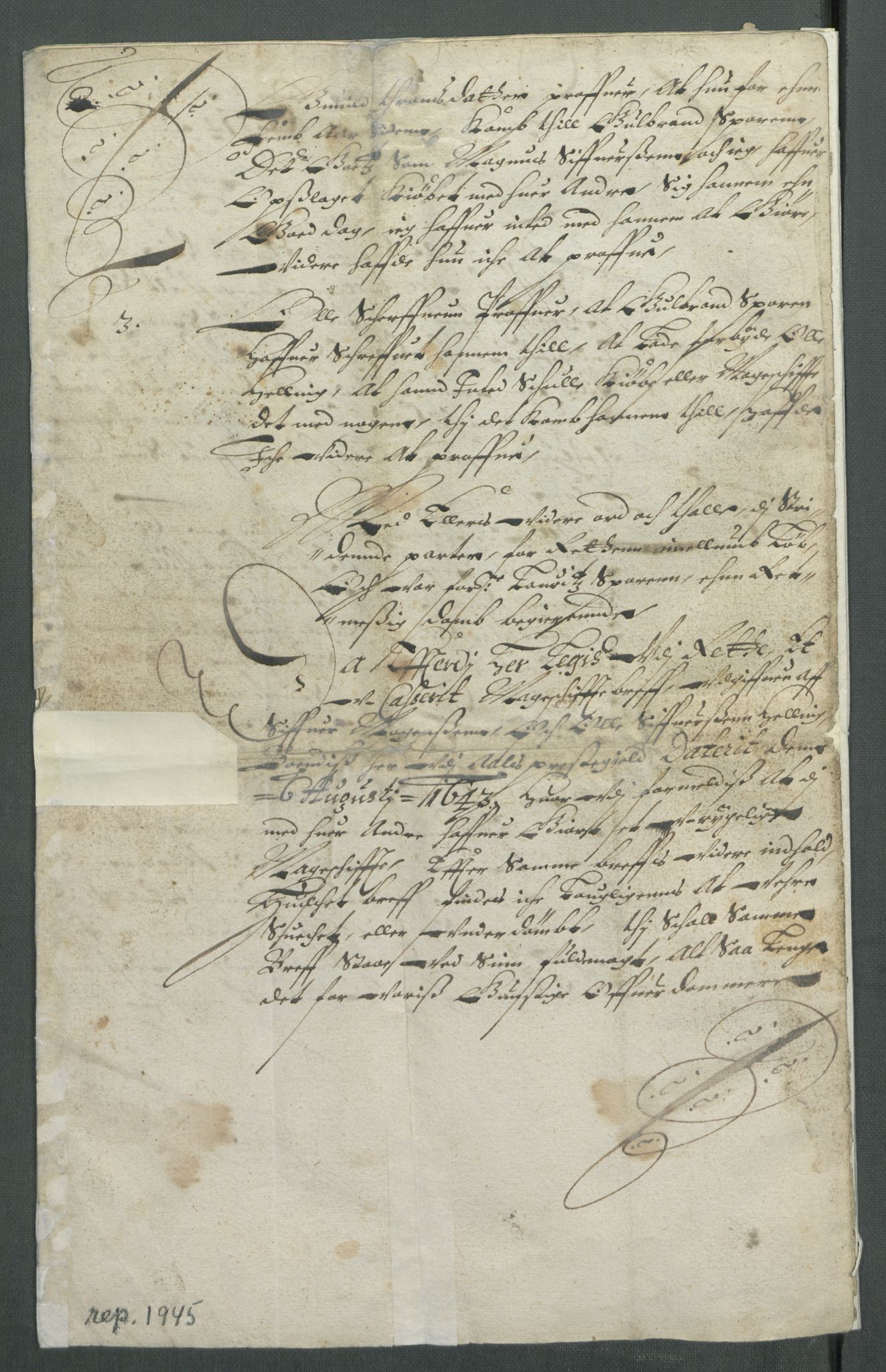 Riksarkivets diplomsamling, AV/RA-EA-5965/F02/L0168: Dokumenter, 1658-1660, s. 177