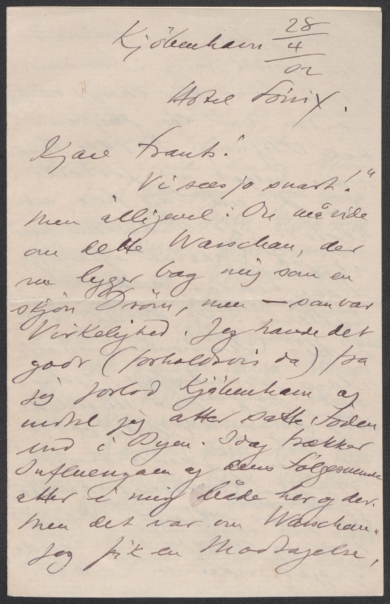 Beyer, Frants, RA/PA-0132/F/L0001: Brev fra Edvard Grieg til Frantz Beyer og "En del optegnelser som kan tjene til kommentar til brevene" av Marie Beyer, 1872-1907, s. 654