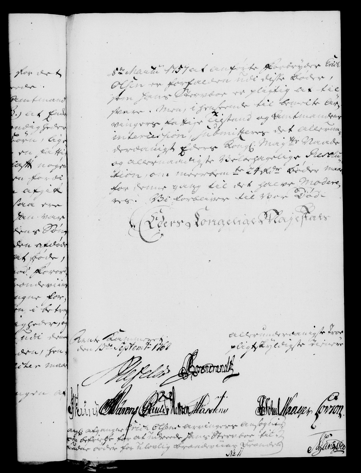 Rentekammeret, Kammerkanselliet, RA/EA-3111/G/Gf/Gfa/L0044: Norsk relasjons- og resolusjonsprotokoll (merket RK 52.44), 1762, s. 421