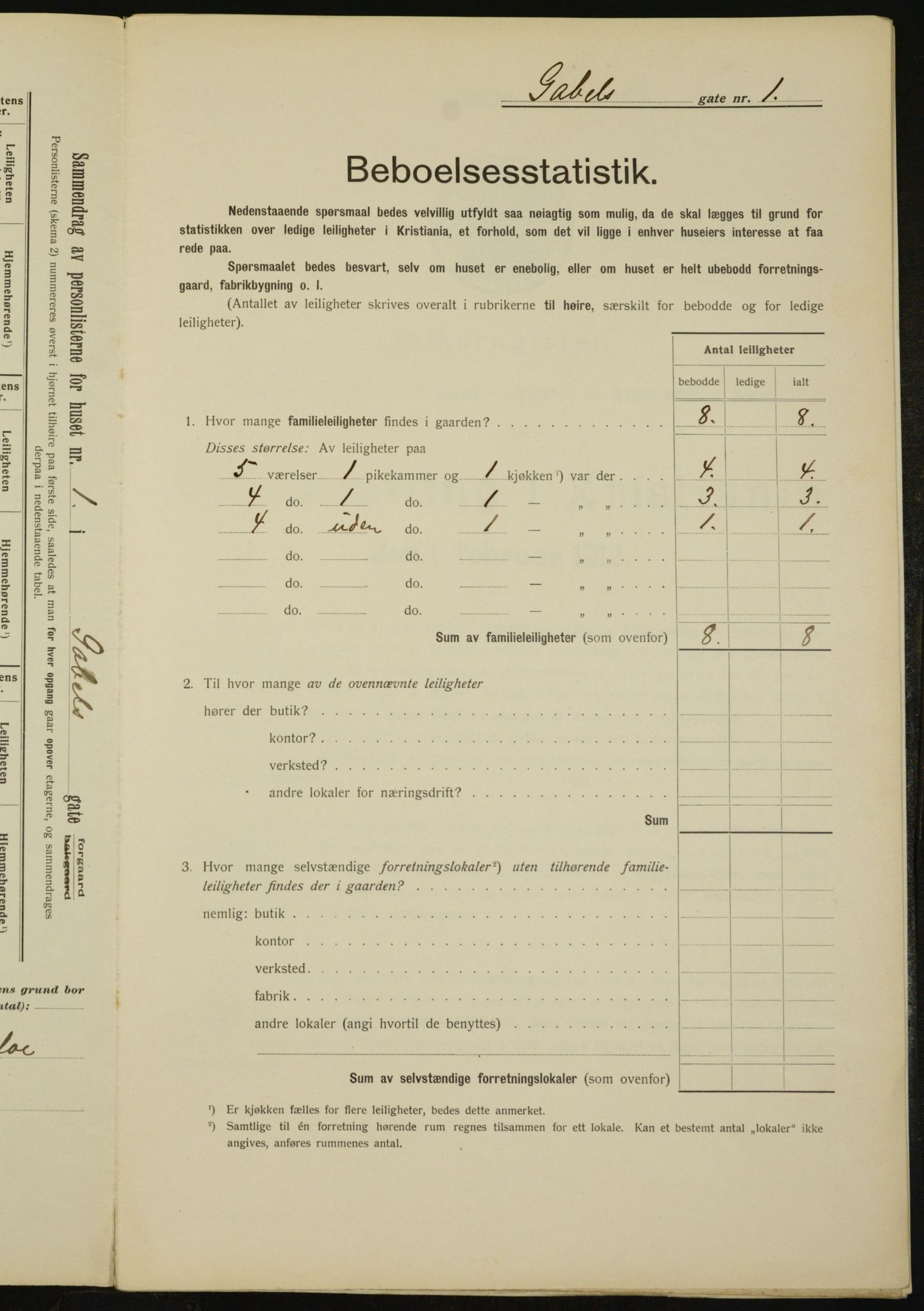 OBA, Kommunal folketelling 1.2.1912 for Kristiania, 1912, s. 28340