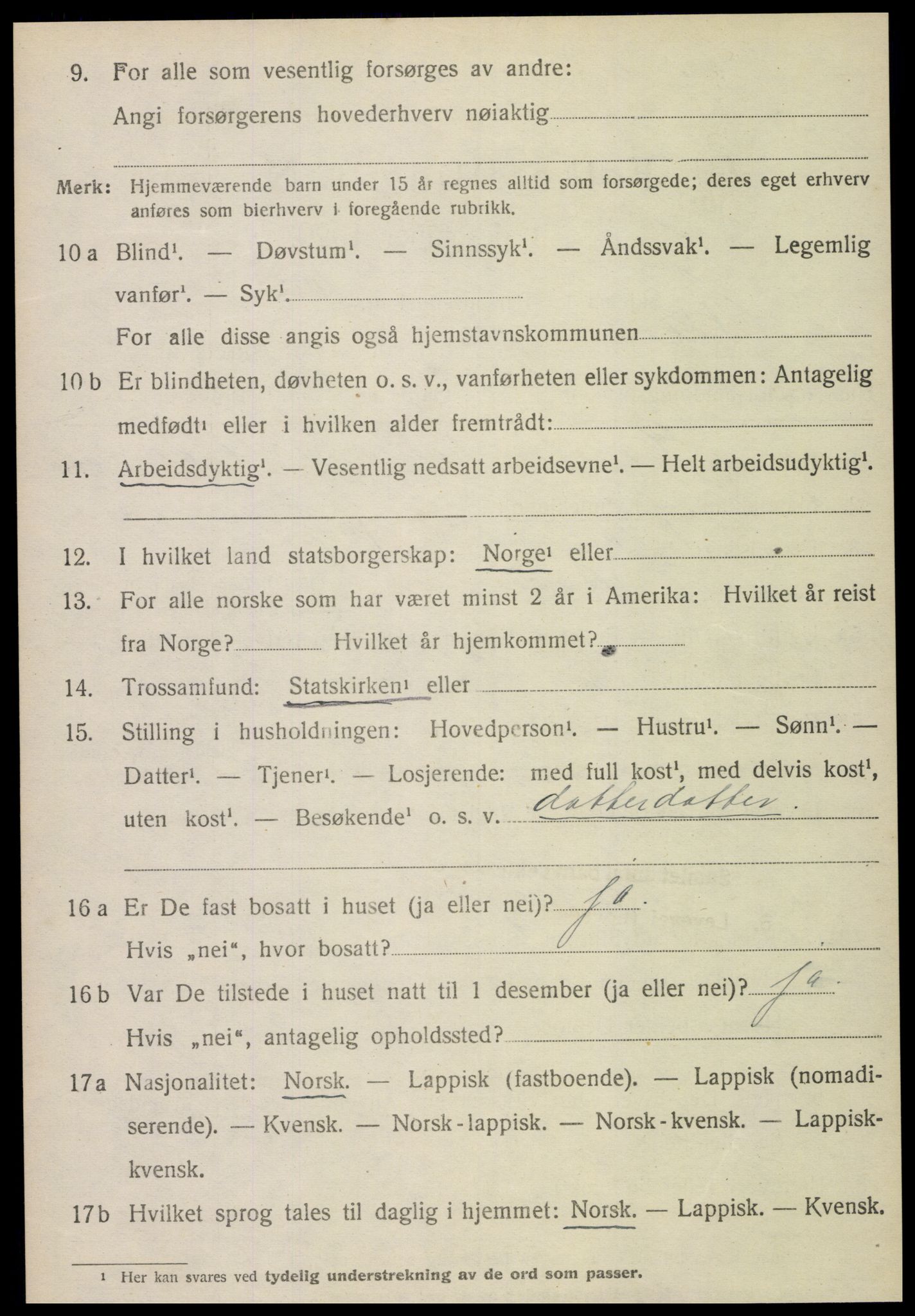 SAT, Folketelling 1920 for 1716 Åsen herred, 1920, s. 1907