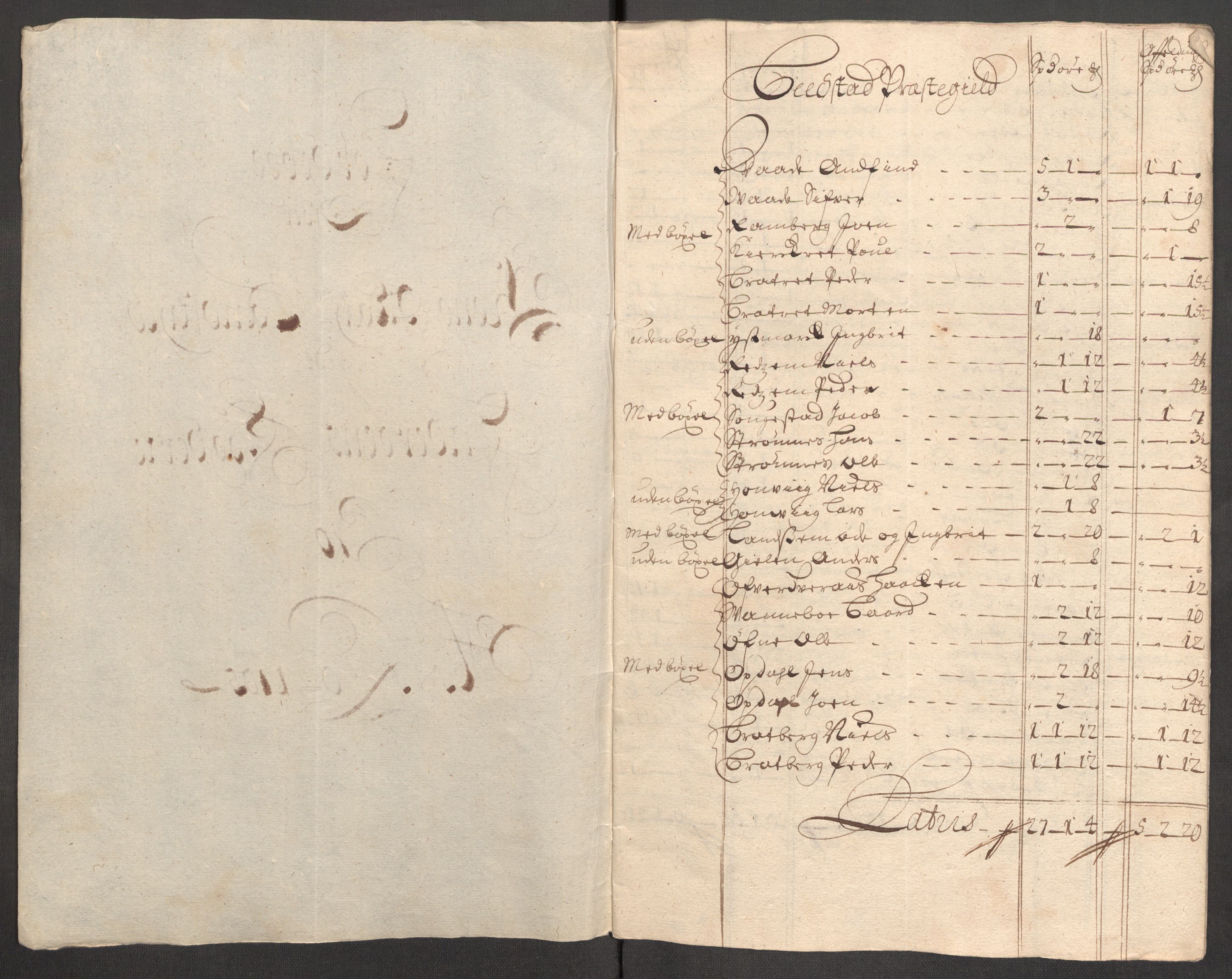 Rentekammeret inntil 1814, Reviderte regnskaper, Fogderegnskap, AV/RA-EA-4092/R63/L4314: Fogderegnskap Inderøy, 1705, s. 136