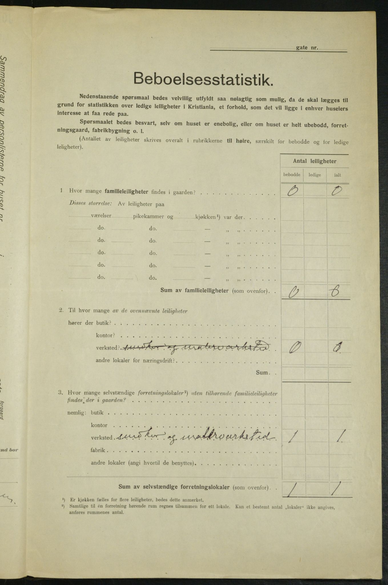 OBA, Kommunal folketelling 1.2.1915 for Kristiania, 1915, s. 82908