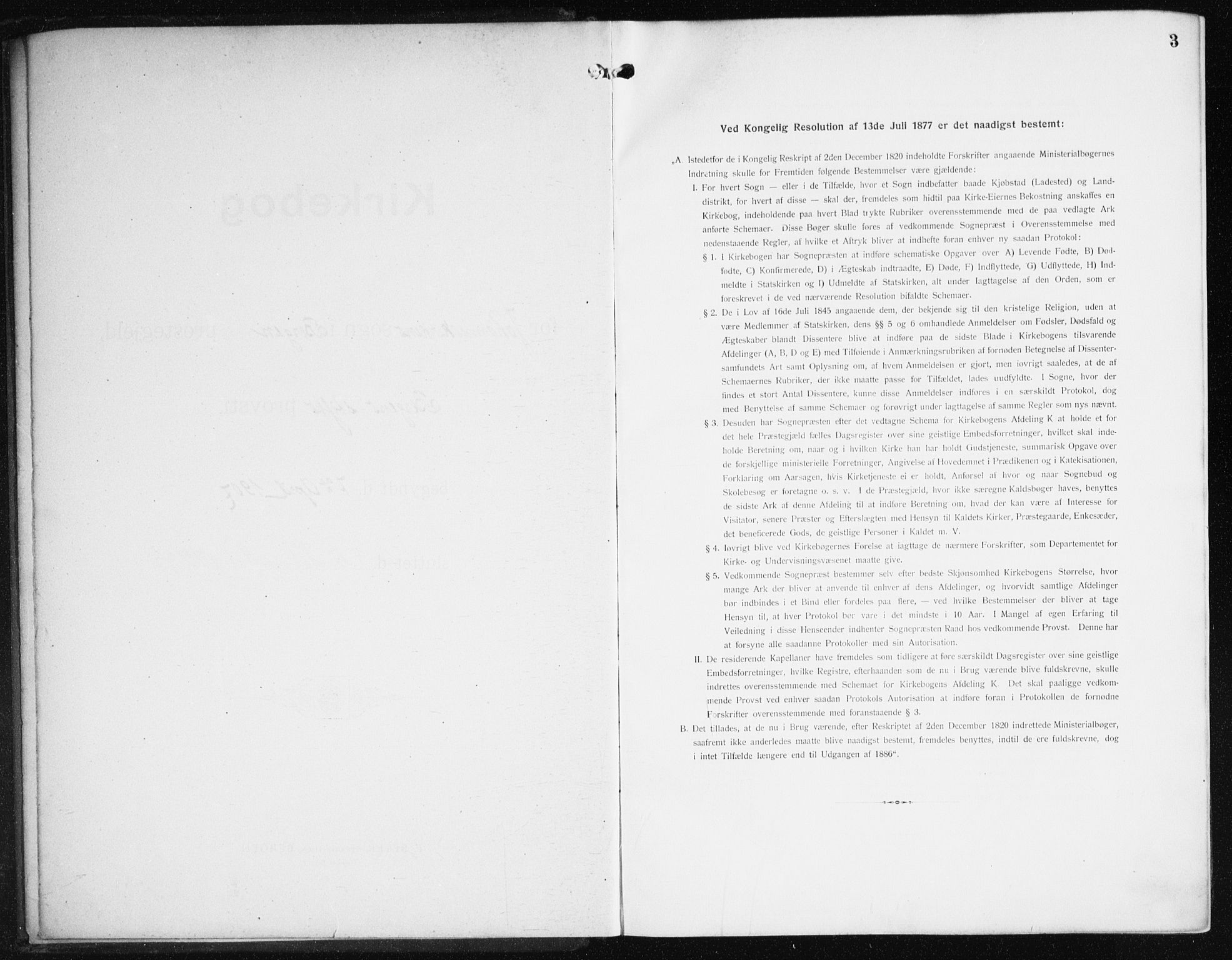 Johanneskirken sokneprestembete, SAB/A-76001/H/Haa/L0009: Ministerialbok nr. C 2, 1907-1924, s. 3