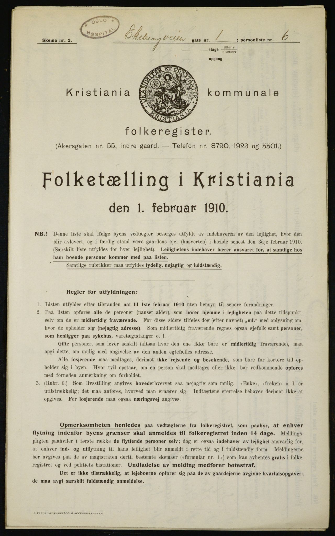 OBA, Kommunal folketelling 1.2.1910 for Kristiania, 1910, s. 18392