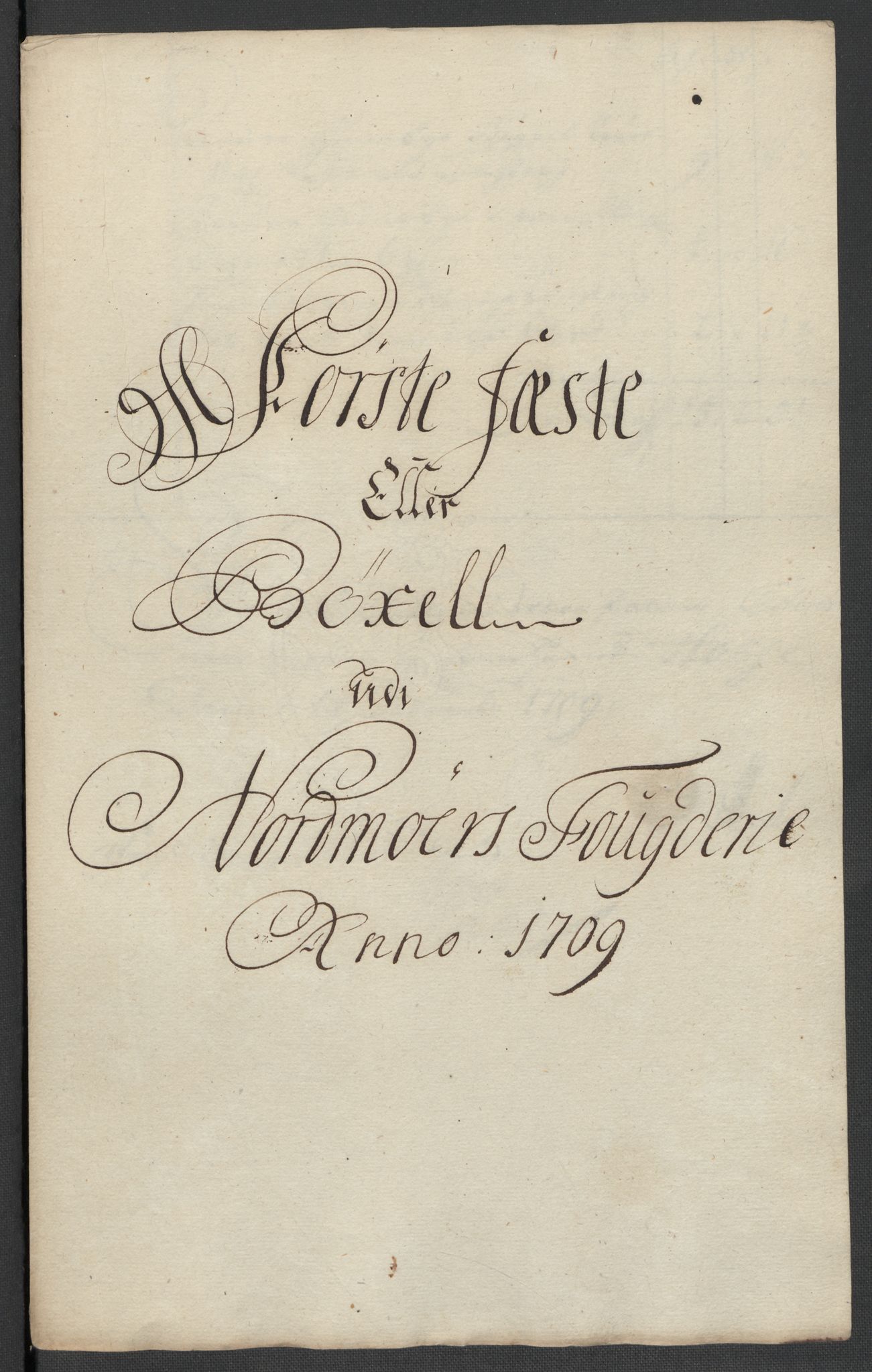 Rentekammeret inntil 1814, Reviderte regnskaper, Fogderegnskap, AV/RA-EA-4092/R56/L3744: Fogderegnskap Nordmøre, 1709-1710, s. 109