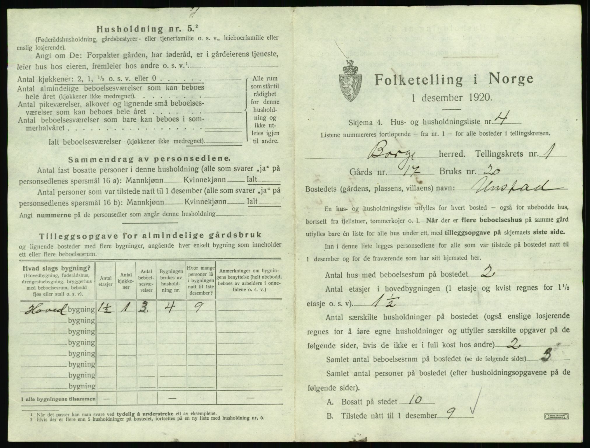 SAT, Folketelling 1920 for 1862 Borge herred, 1920, s. 59