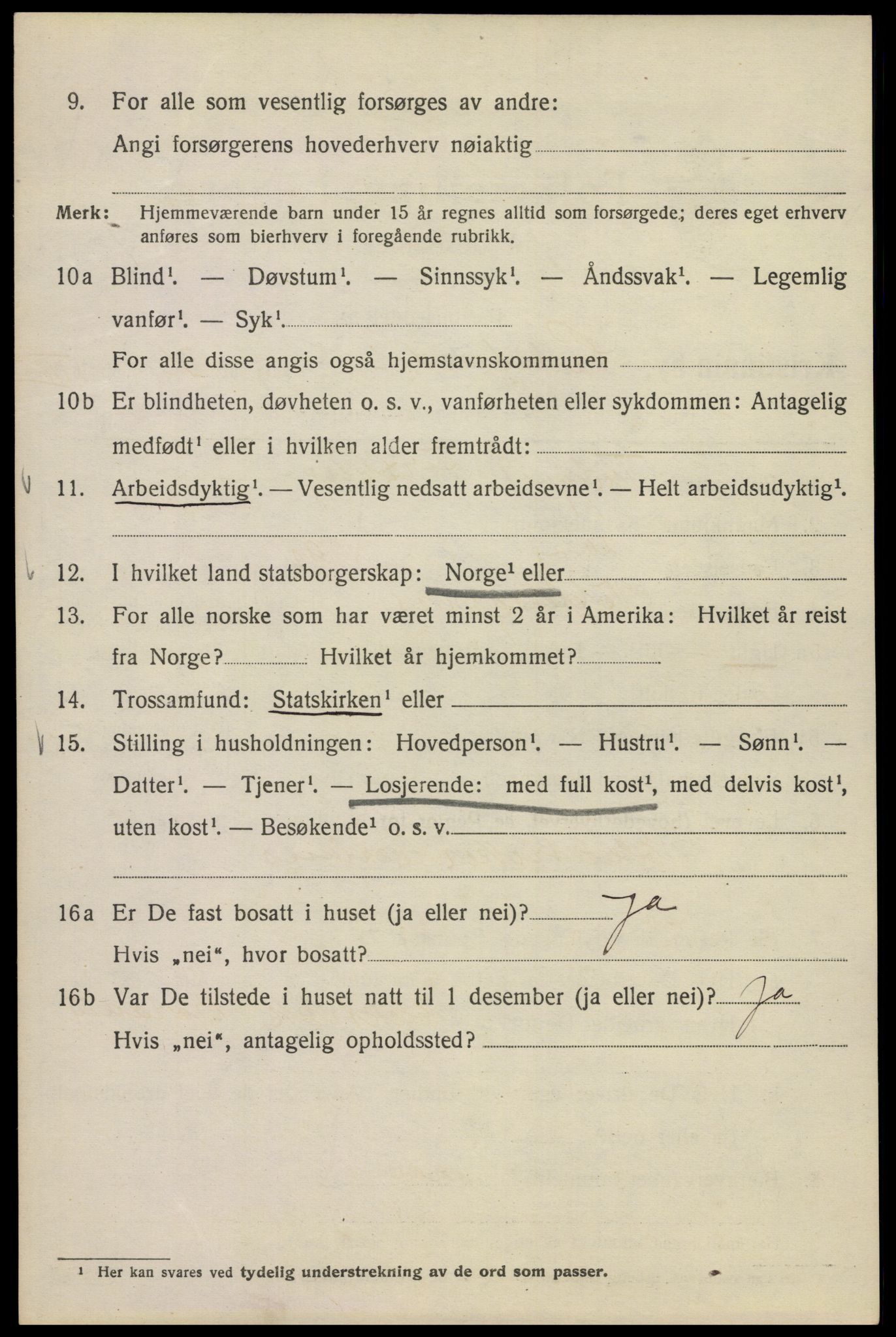 SAO, Folketelling 1920 for 0301 Kristiania kjøpstad, 1920, s. 449082