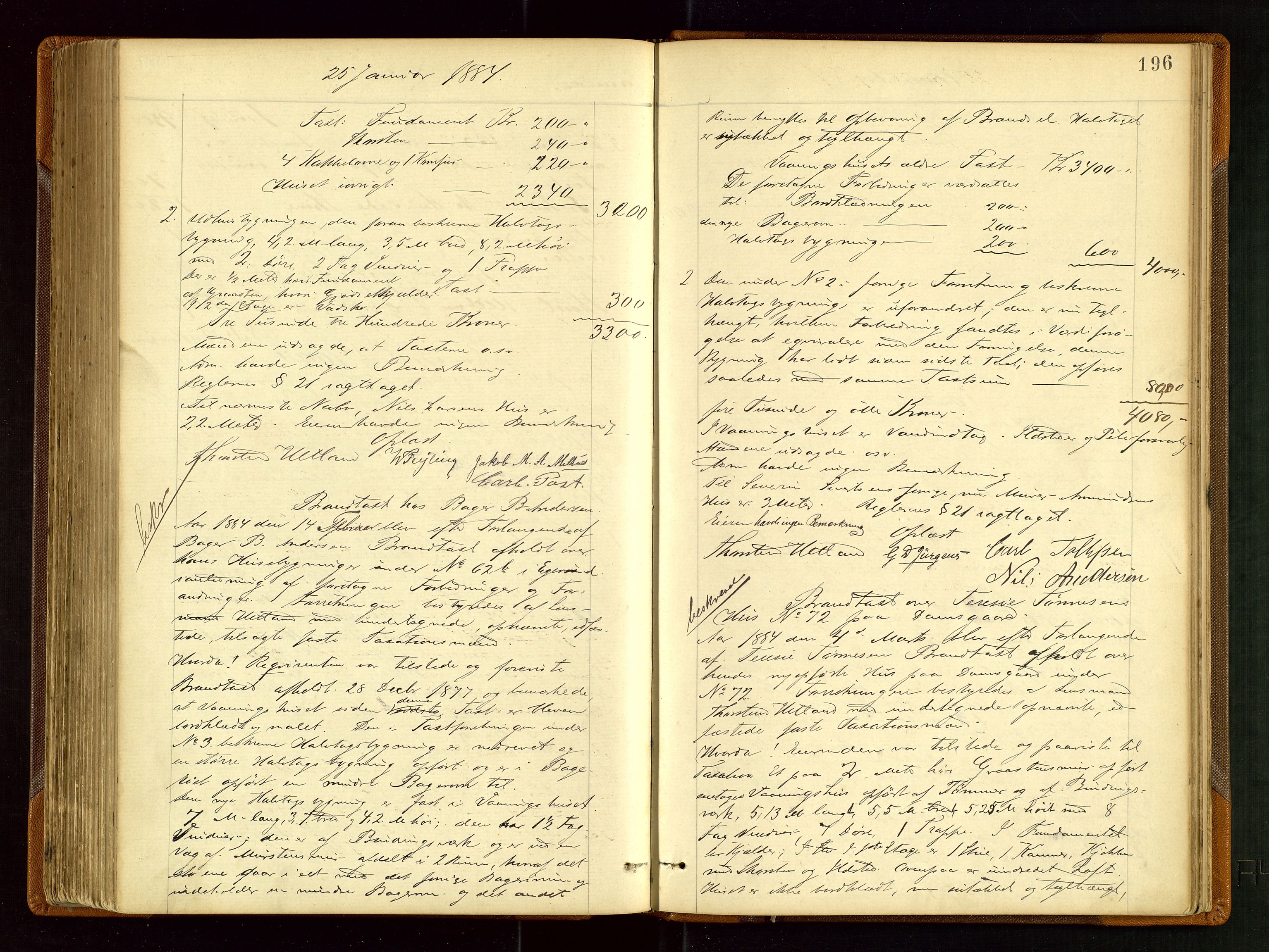 Eigersund lensmannskontor, AV/SAST-A-100171/God/L0003: "Brandtaxationsprotokol", 1874-1886, s. 195b-196a