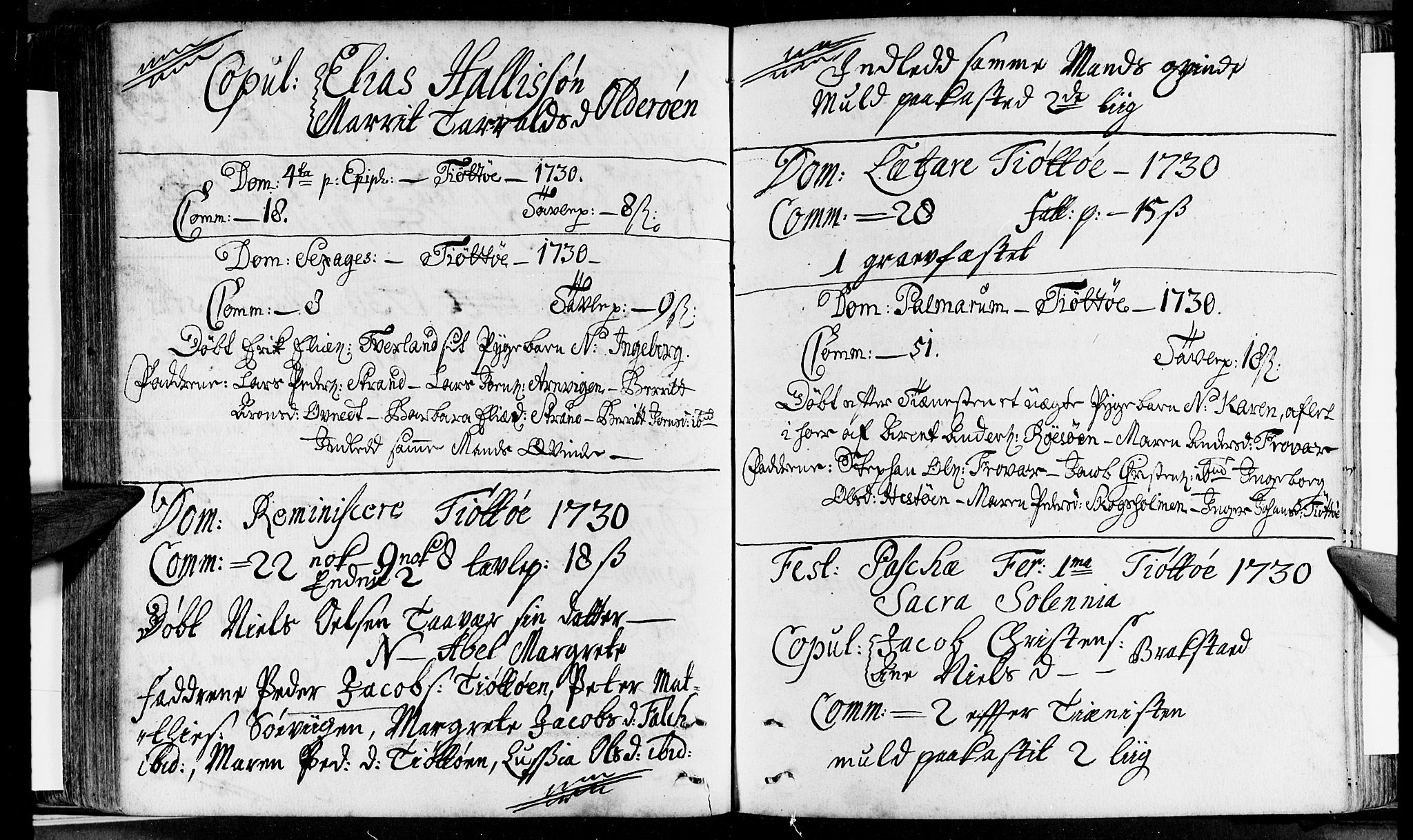Ministerialprotokoller, klokkerbøker og fødselsregistre - Nordland, AV/SAT-A-1459/817/L0259: Ministerialbok nr. 817A01, 1714-1737