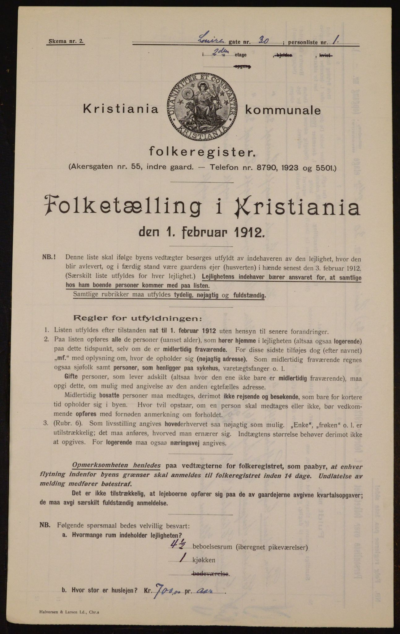 OBA, Kommunal folketelling 1.2.1912 for Kristiania, 1912, s. 58793