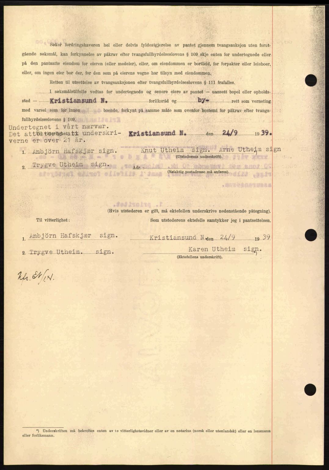 Nordmøre sorenskriveri, AV/SAT-A-4132/1/2/2Ca: Pantebok nr. B86, 1939-1940, Dagboknr: 572/1940