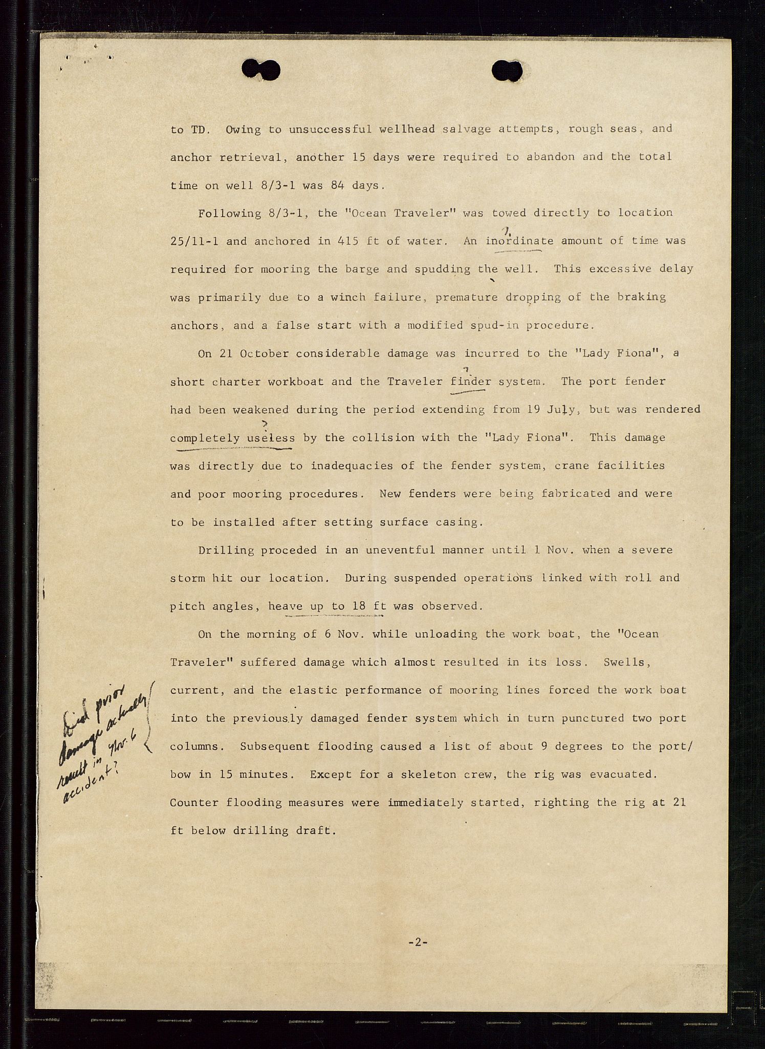 Pa 1512 - Esso Exploration and Production Norway Inc., AV/SAST-A-101917/E/Ea/L0013: Well 25/10-3 og Well 8/3-1, 1966-1975, s. 134