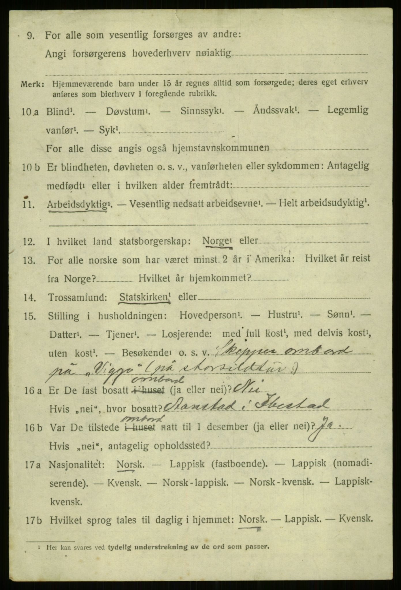 SATØ, Folketelling 1920 for 1917 Ibestad herred, 1920, s. 9786