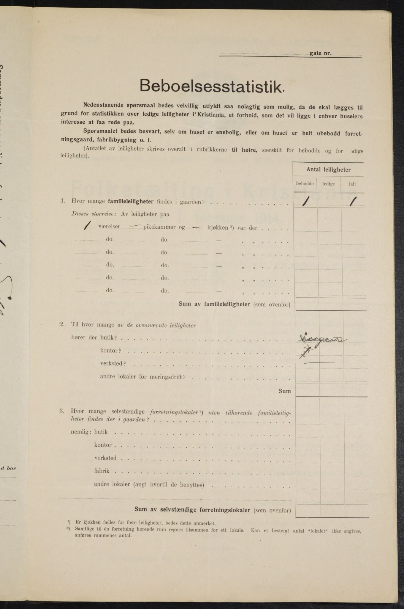 OBA, Kommunal folketelling 1.2.1914 for Kristiania, 1914, s. 97806