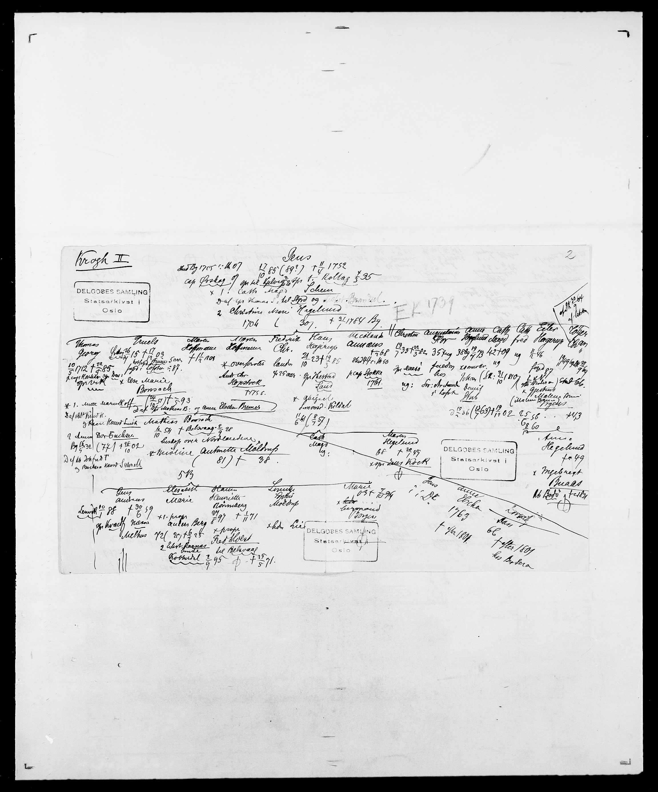 Delgobe, Charles Antoine - samling, AV/SAO-PAO-0038/D/Da/L0022: Krog - Lasteen, s. 39