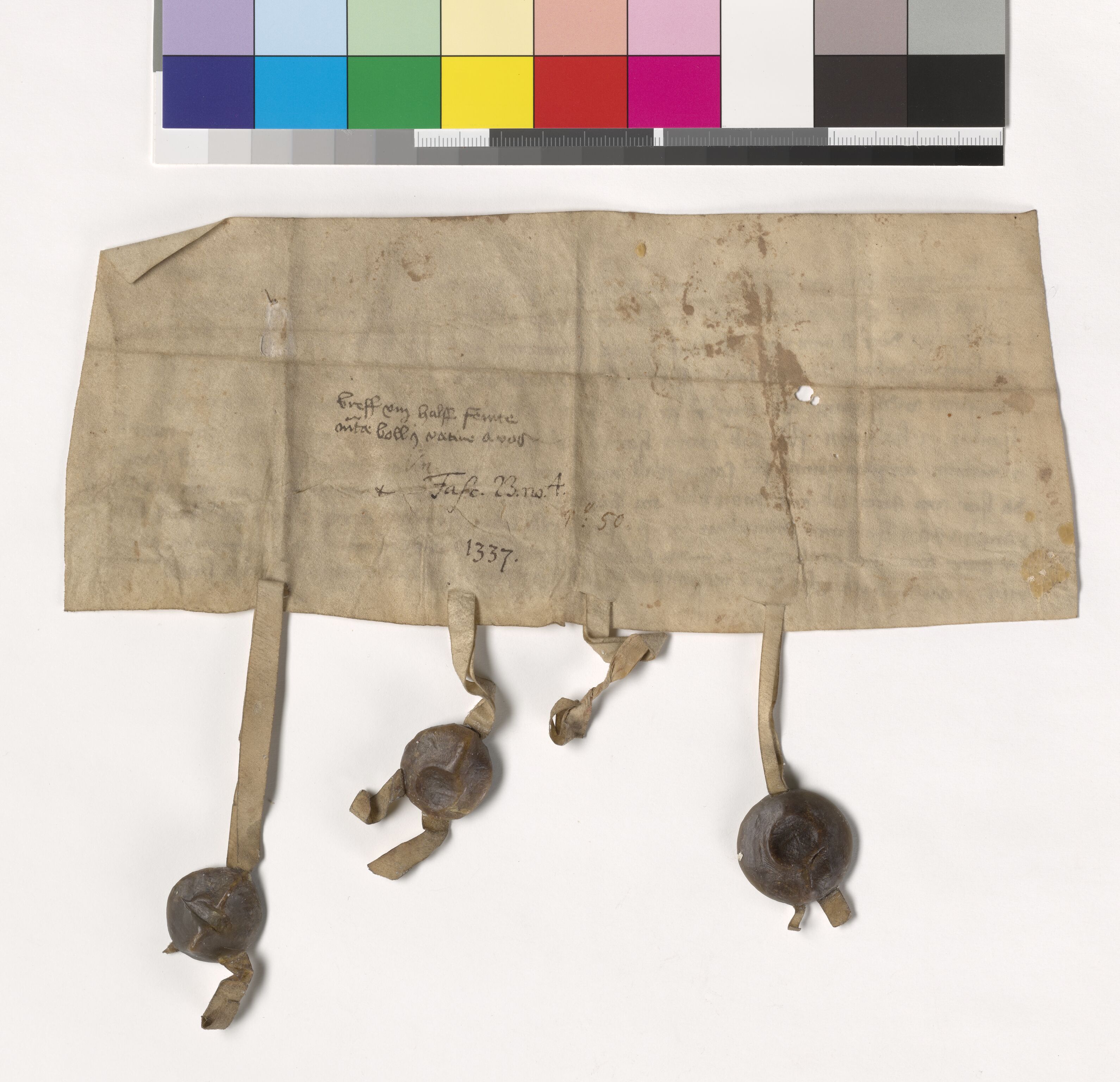 Riksarkivets diplomsamling, AV/RA-EA-5965/F05/L0071: NRA AM fasc. 23 nr. 2-11, 1334-1345, s. 6