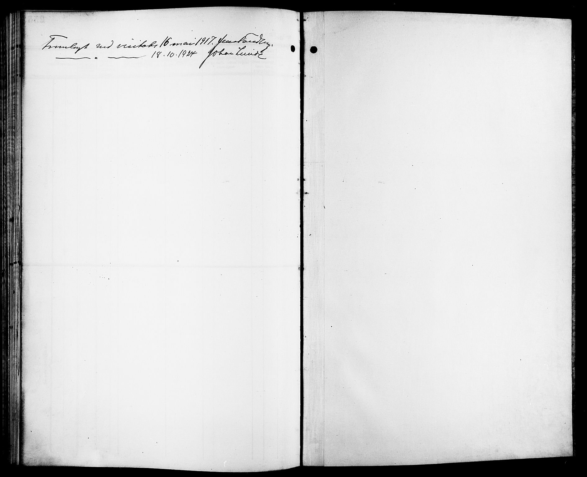 Eiker kirkebøker, AV/SAKO-A-4/G/Ga/L0009: Klokkerbok nr. I 9, 1915-1924