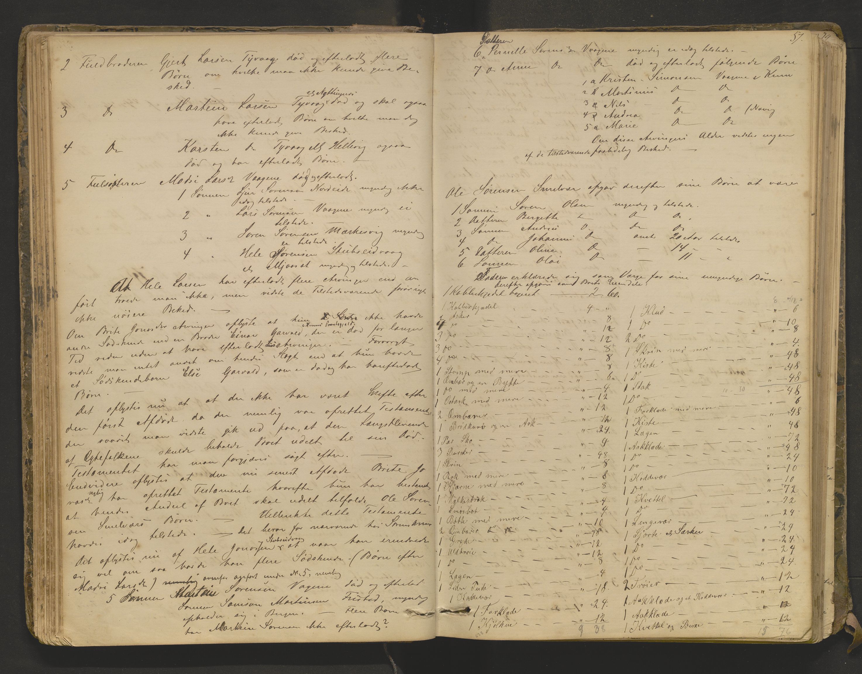Lensmannen i Askvoll, AV/SAB-A-26301/0006/L0003: Registreringsprotokoll, 1869-1904, s. 56b-57a