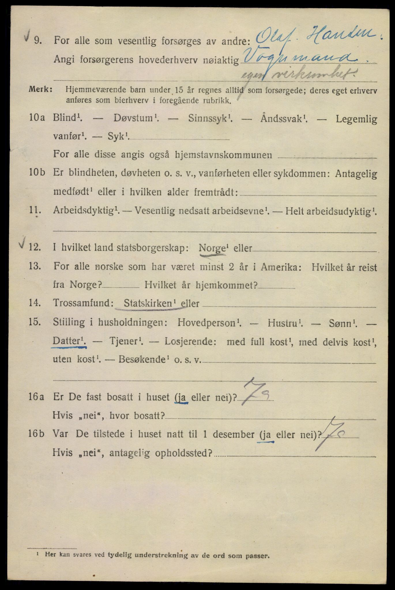 SAO, Folketelling 1920 for 0301 Kristiania kjøpstad, 1920, s. 598370