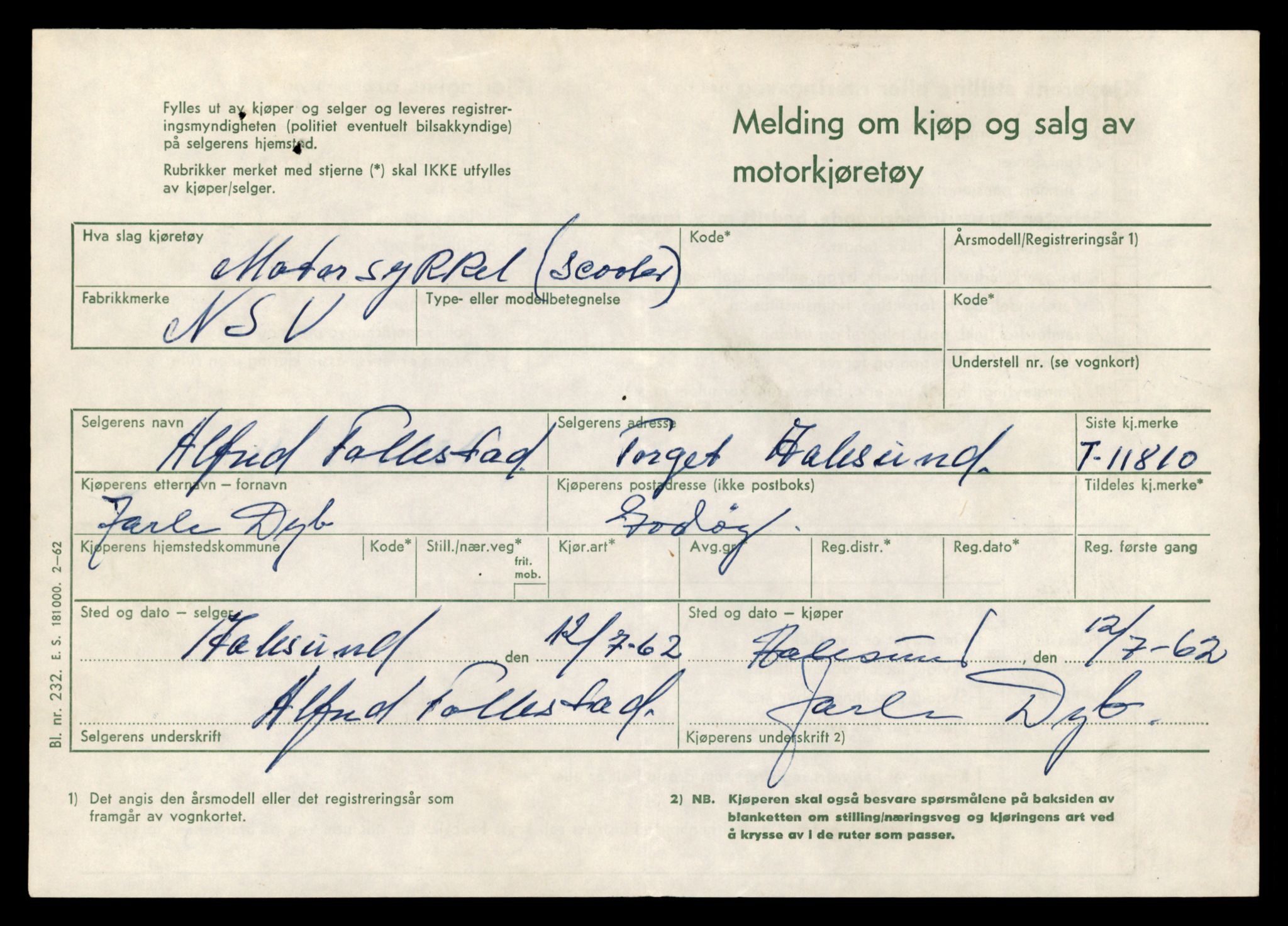 Møre og Romsdal vegkontor - Ålesund trafikkstasjon, AV/SAT-A-4099/F/Fe/L0031: Registreringskort for kjøretøy T 11800 - T 11996, 1927-1998, s. 245