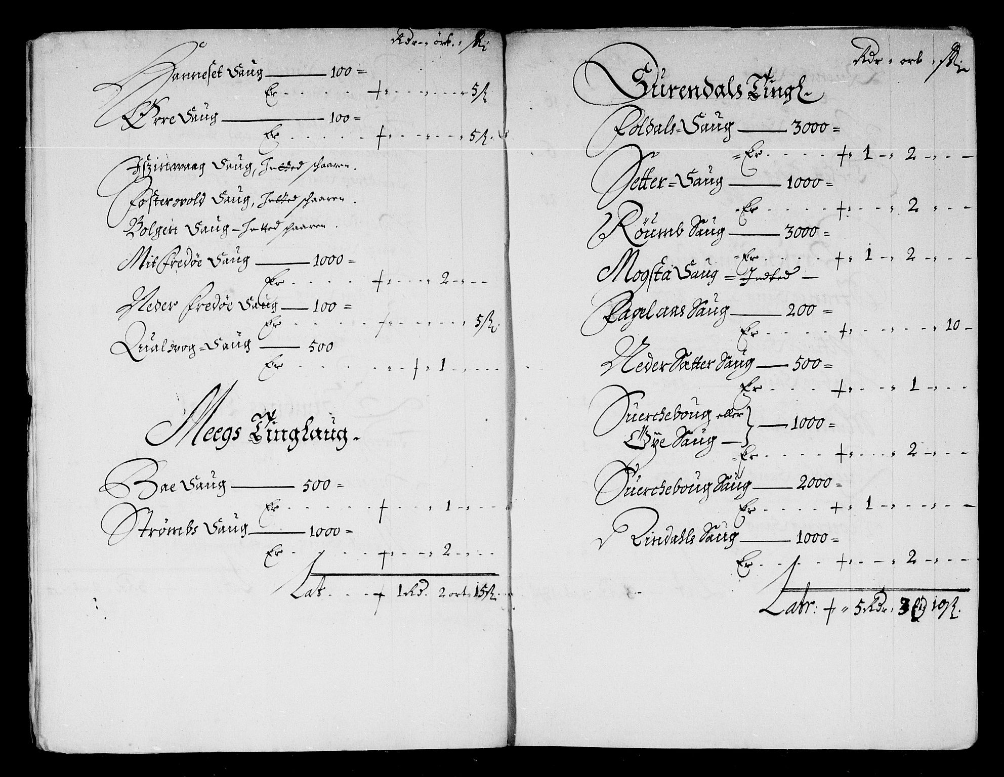 Rentekammeret inntil 1814, Reviderte regnskaper, Stiftamtstueregnskaper, Trondheim stiftamt og Nordland amt, AV/RA-EA-6044/R/Rd/L0044: Trondheim stiftamt, 1671-1676