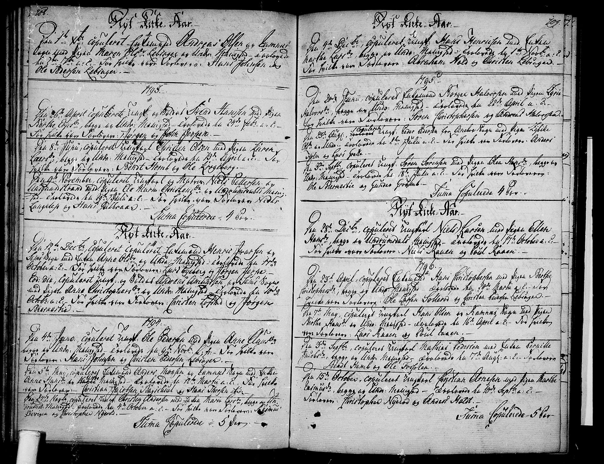 Våle kirkebøker, SAKO/A-334/F/Fb/L0001: Ministerialbok nr. II 1, 1774-1814, s. 108-109