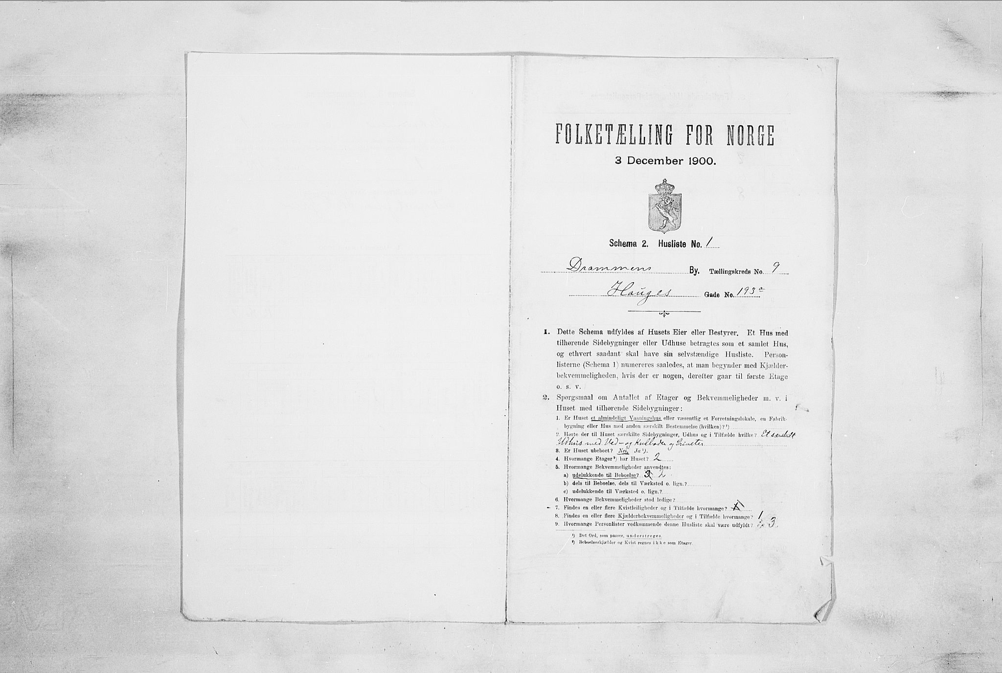 RA, Folketelling 1900 for 0602 Drammen kjøpstad, 1900, s. 1815